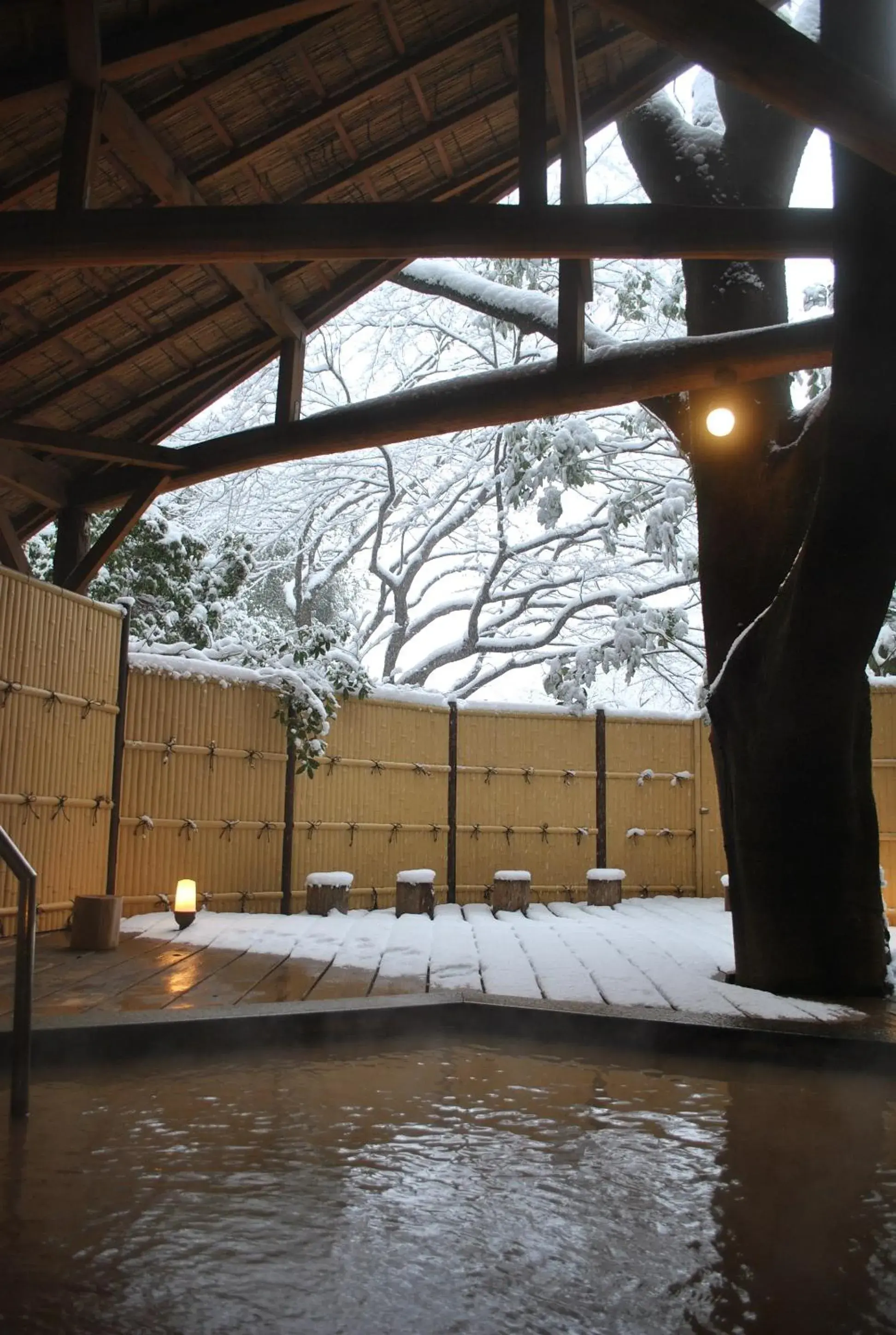 Winter, Swimming Pool in Negiya Ryofukaku