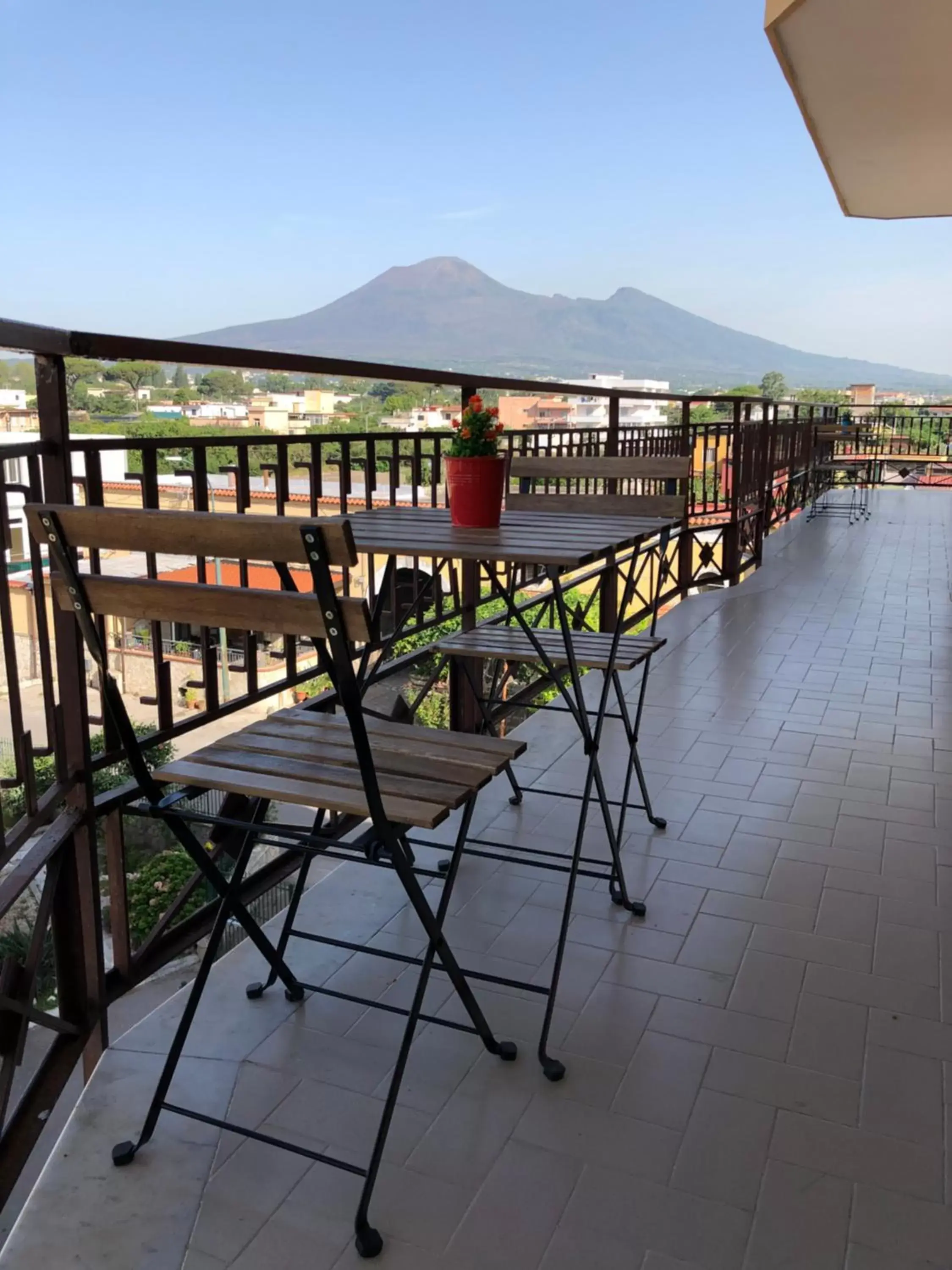 Balcony/Terrace in B&b Pompei Window