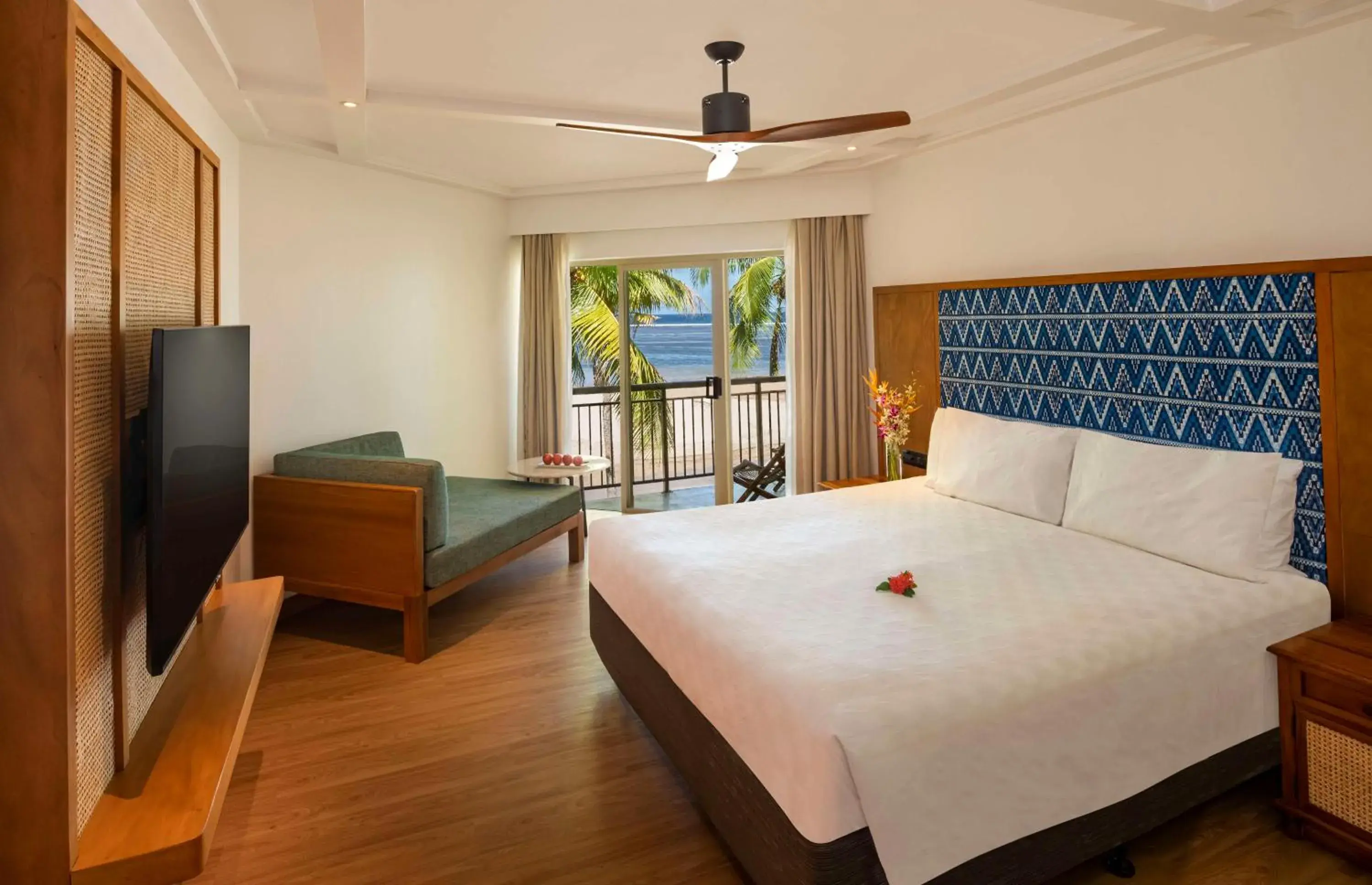 Bedroom in Outrigger Fiji Beach Resort