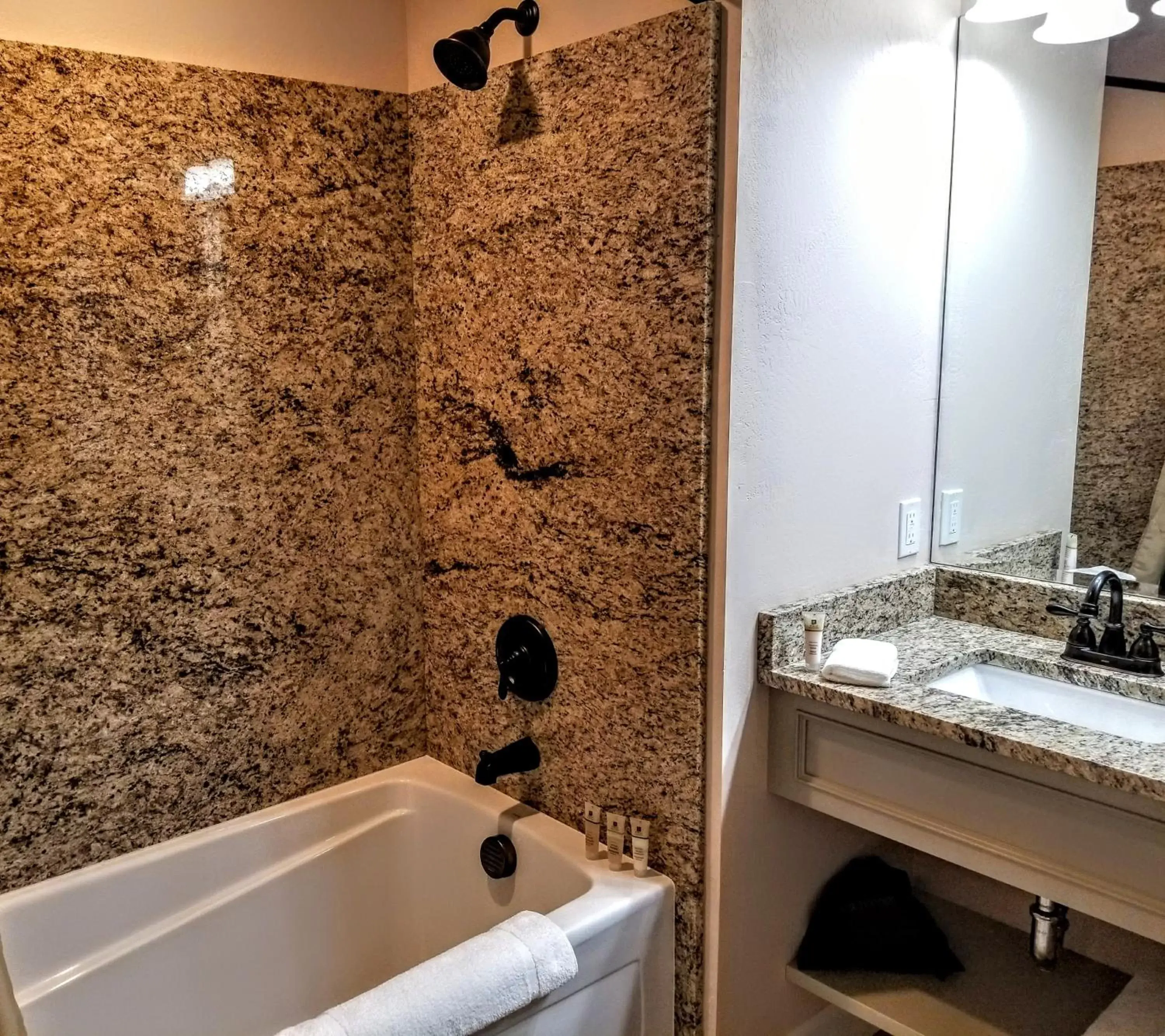 Bathroom in Resort at Eagle Point Golf Club Lodging