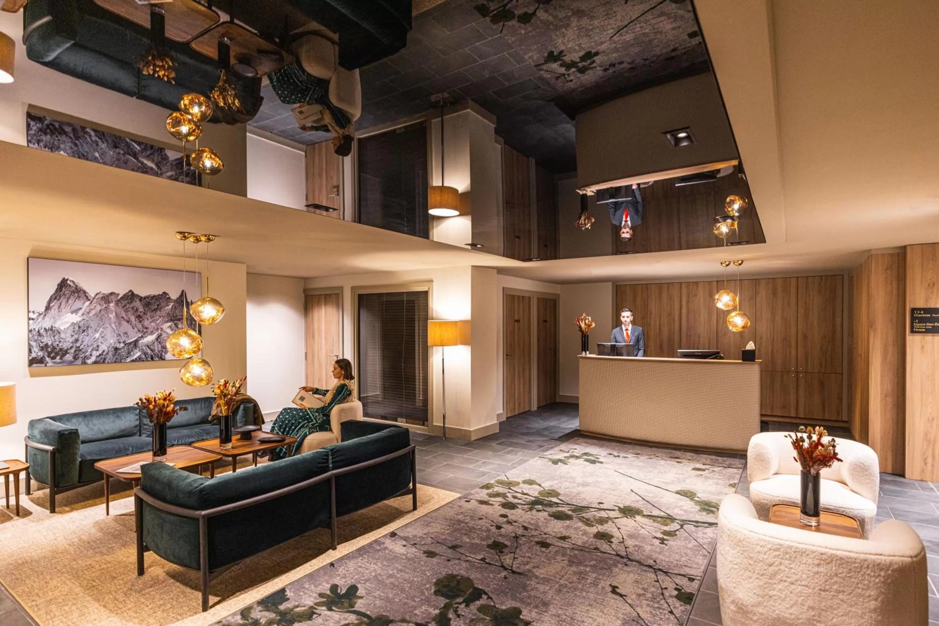 Lobby or reception in Les Suites de la Potinière