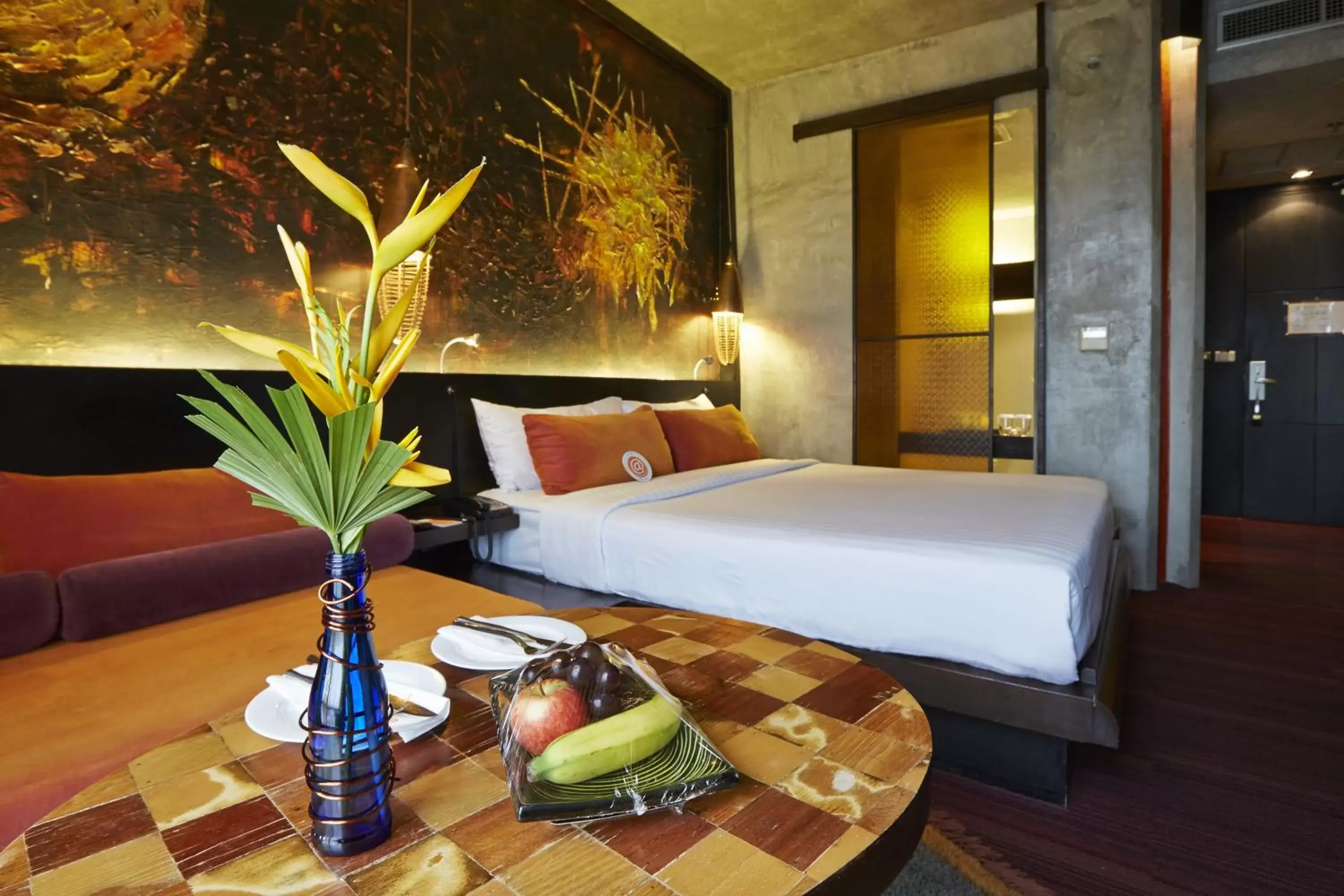 Decorative detail, Bed in Siam@Siam, Design Hotel Bangkok