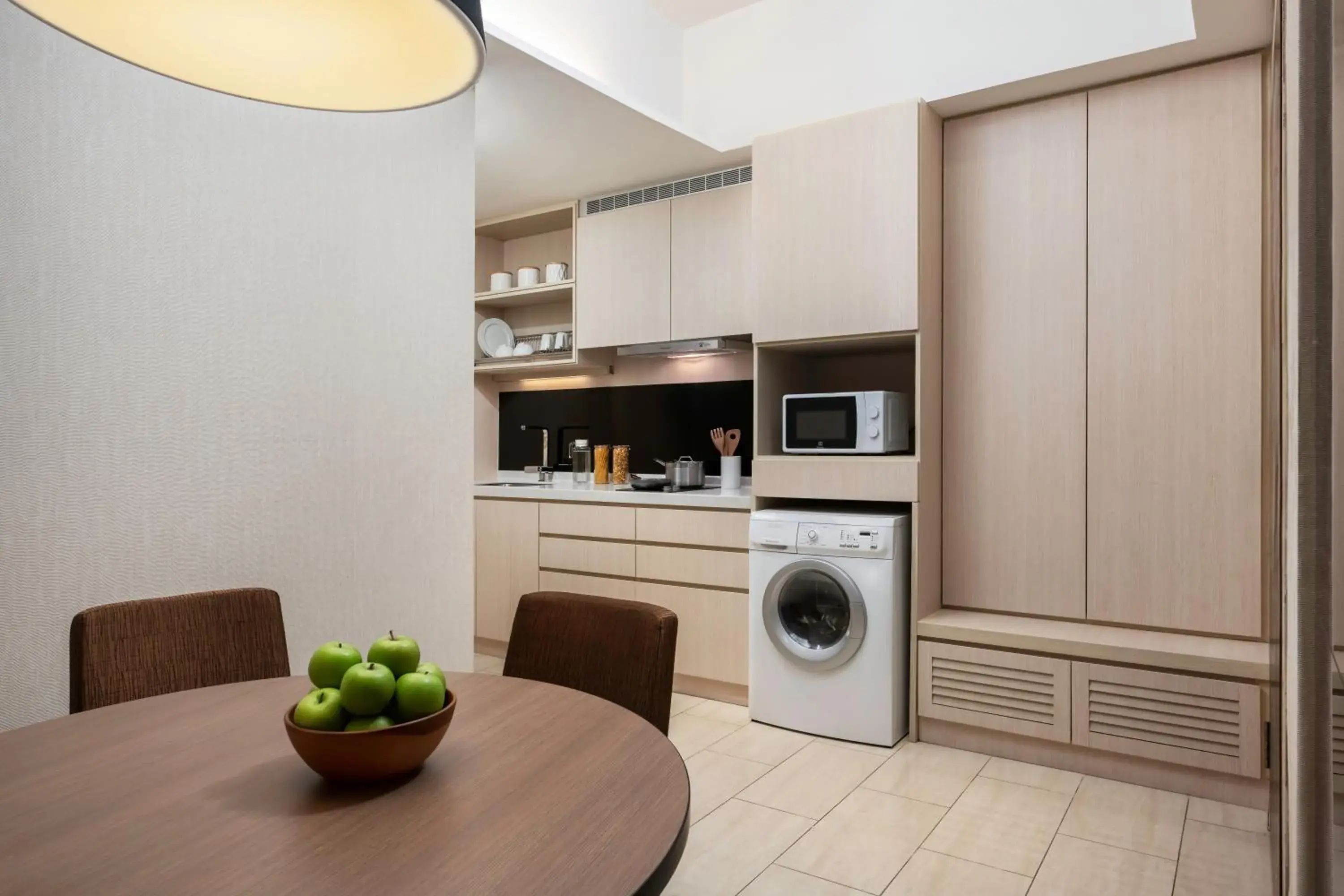 Kitchen or kitchenette, Kitchen/Kitchenette in Oasia Suites Kuala Lumpur by Far East Hospitality