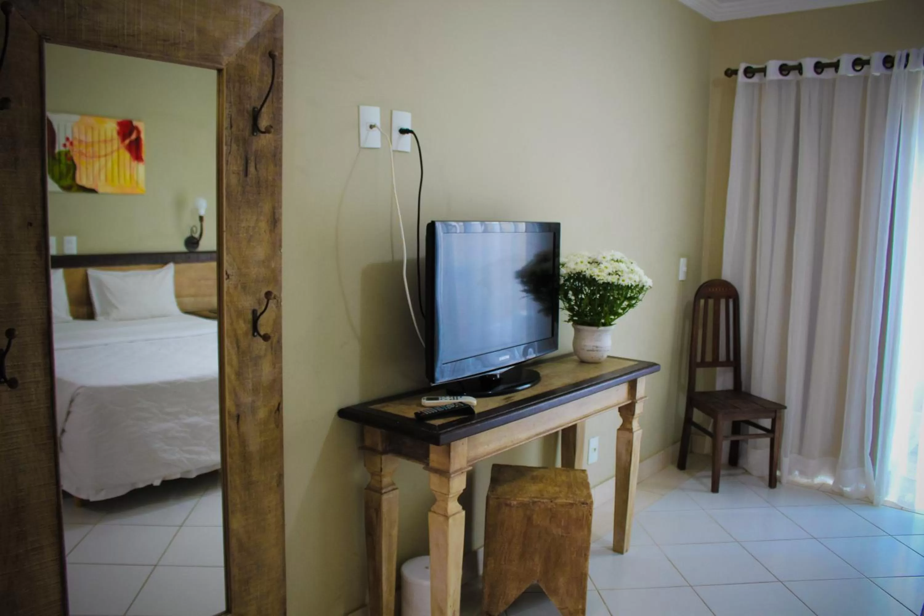 Bedroom, Bed in Hotel Don Quijote Búzios