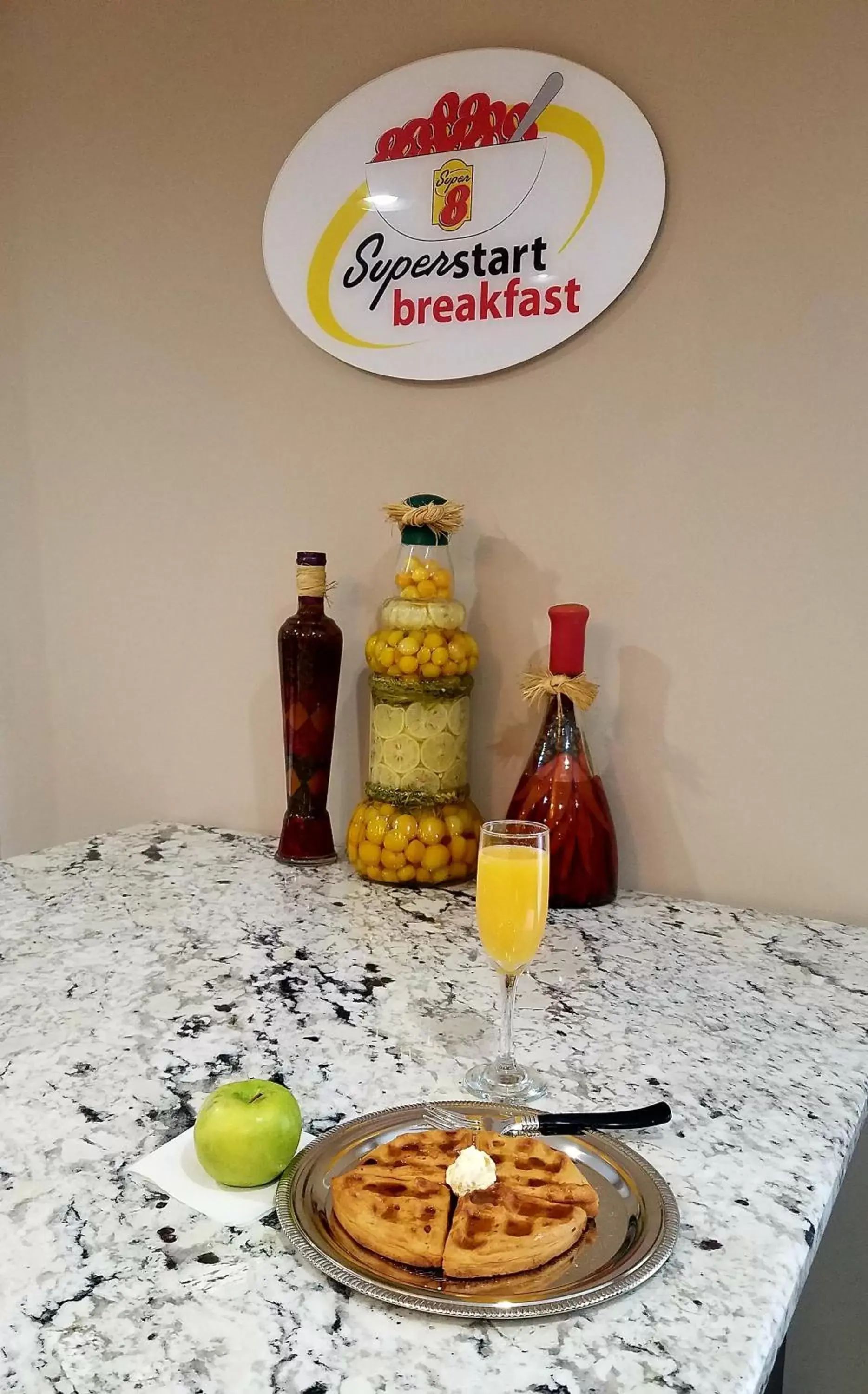 Continental breakfast in Super 8 by Wyndham Chicago O'Hare Airport