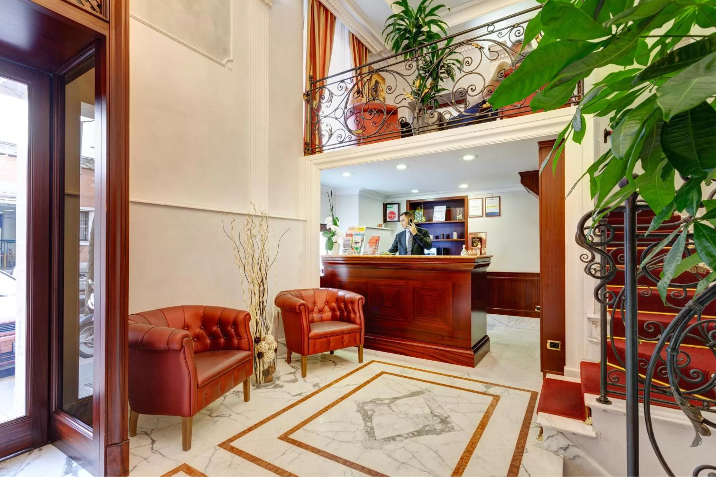 Lobby or reception in Hotel Best Roma