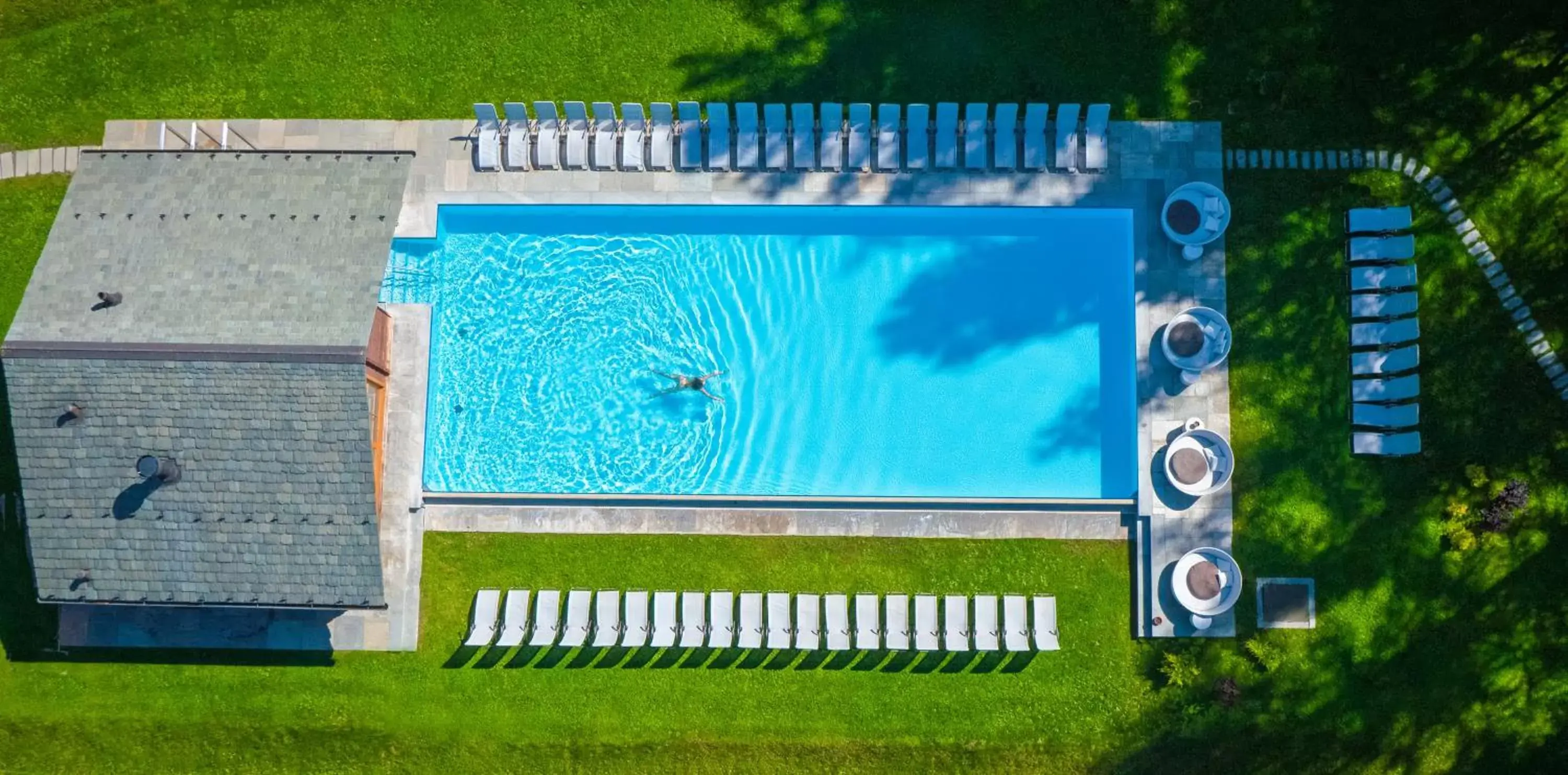 Summer, Pool View in QC Terme Grand Hotel Bagni Nuovi