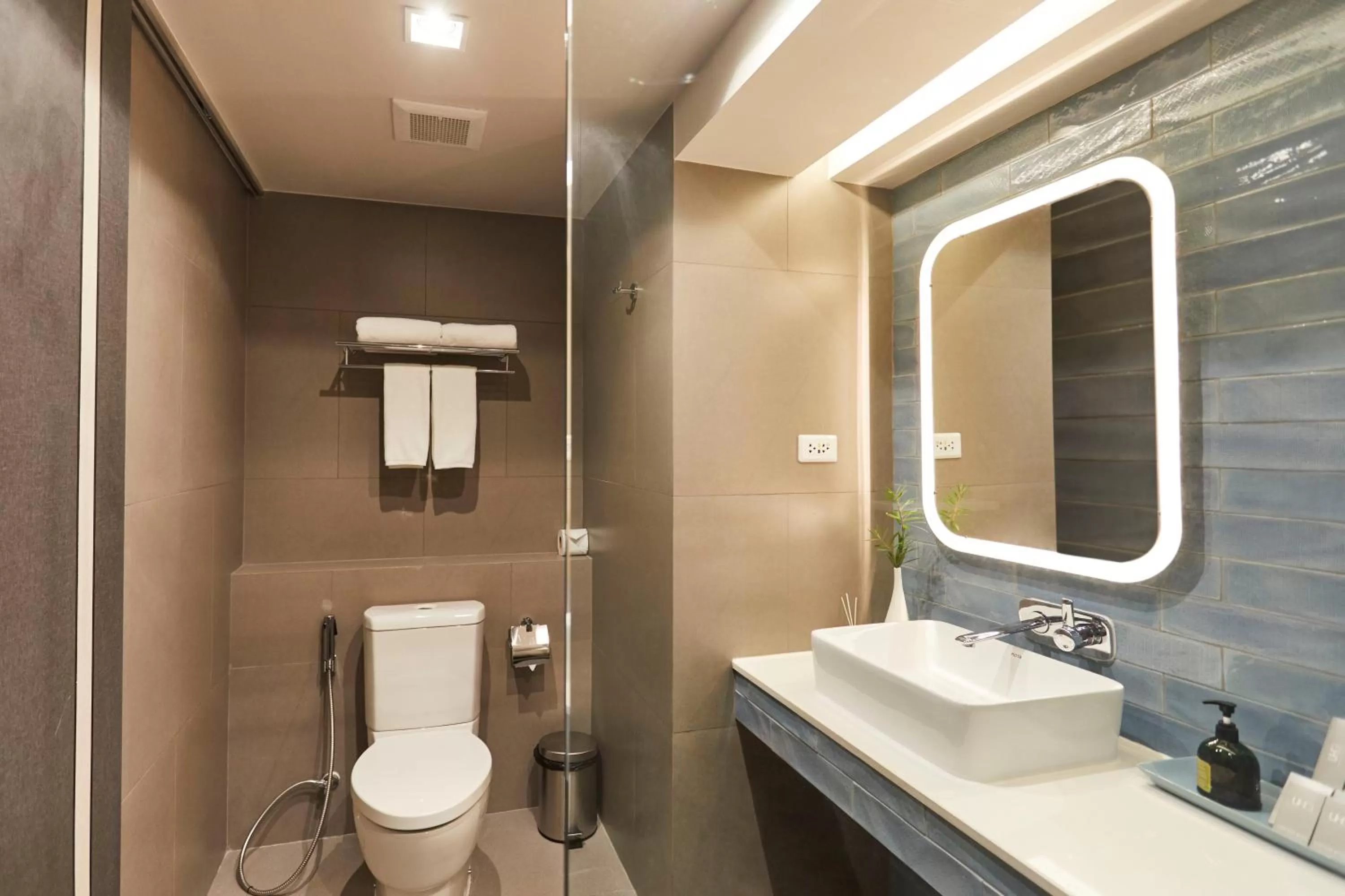 Bathroom in The Quarter Ladprao by UHG