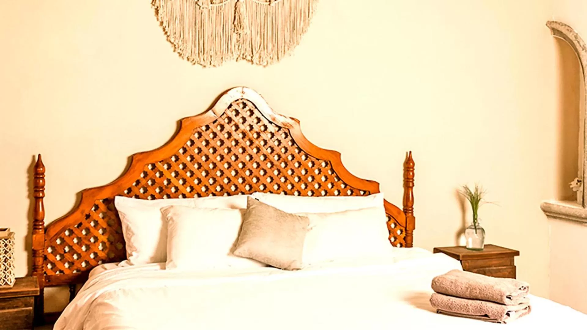 Bed in Mezcal Hotel