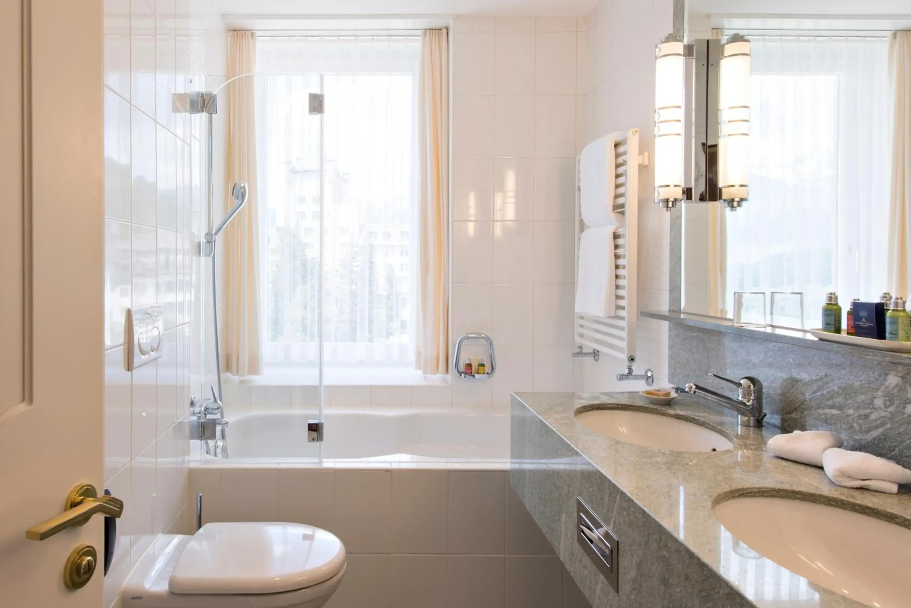 Bathroom in Grand Hotel Kronenhof