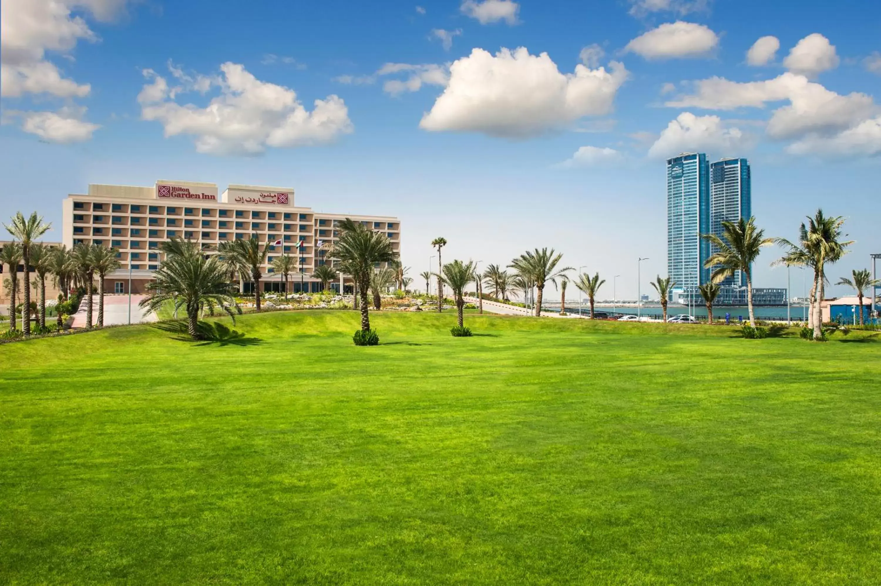 Garden, Property Building in Hilton Garden Inn Ras Al Khaimah