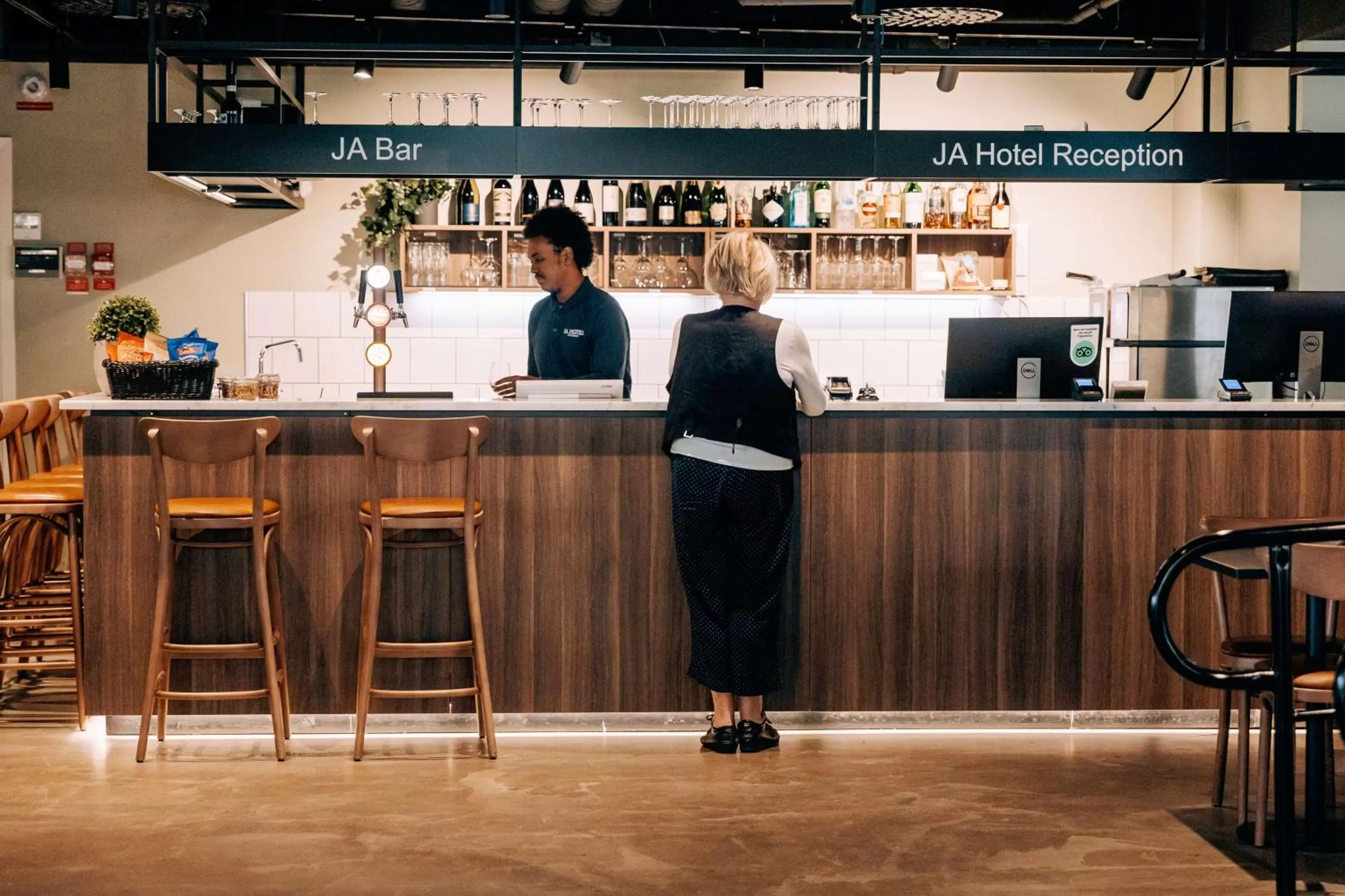 Lobby or reception in Best Western Plus JA Hotel Karlskrona