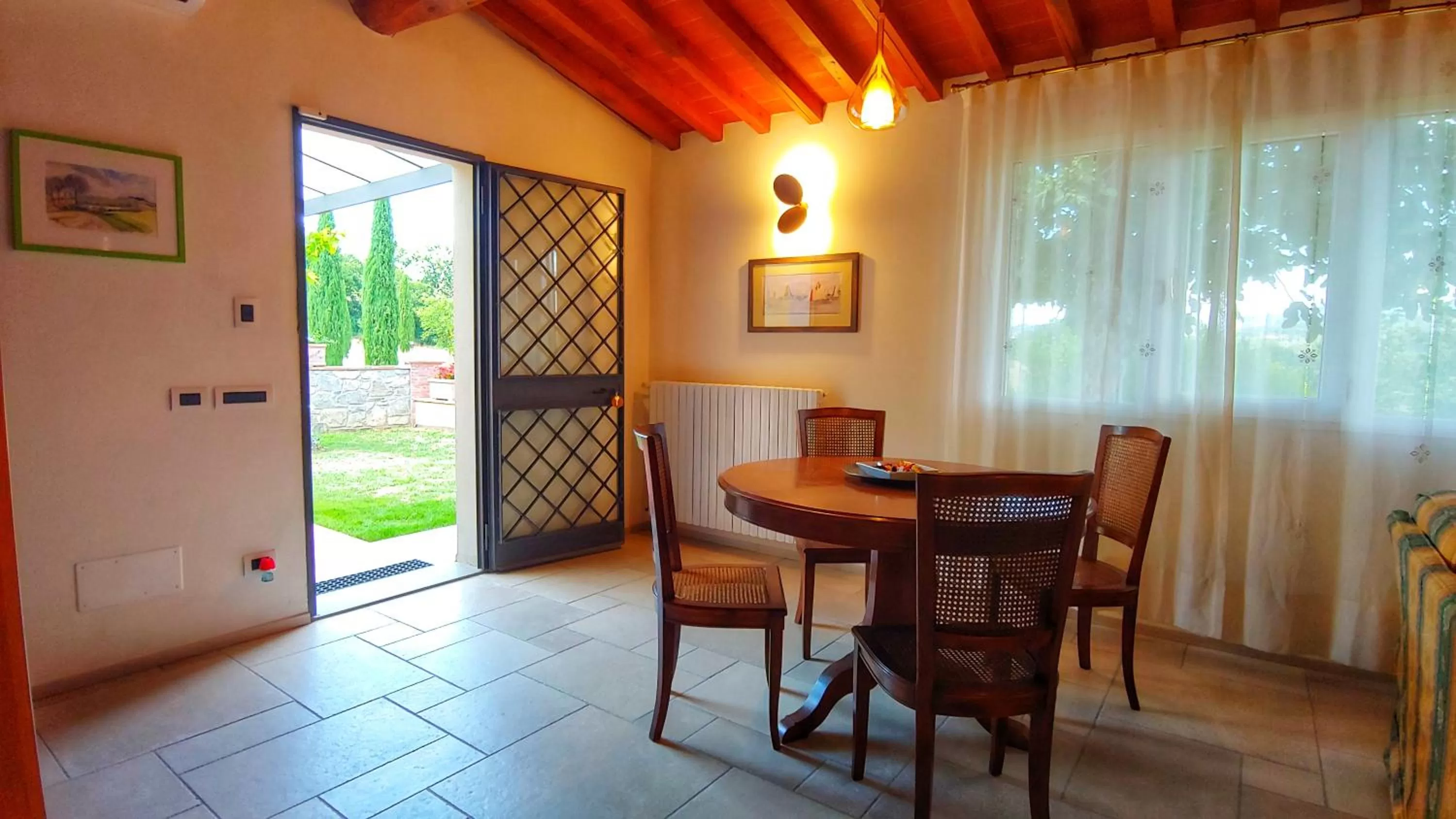 Living room in Torrebianca Tuscany