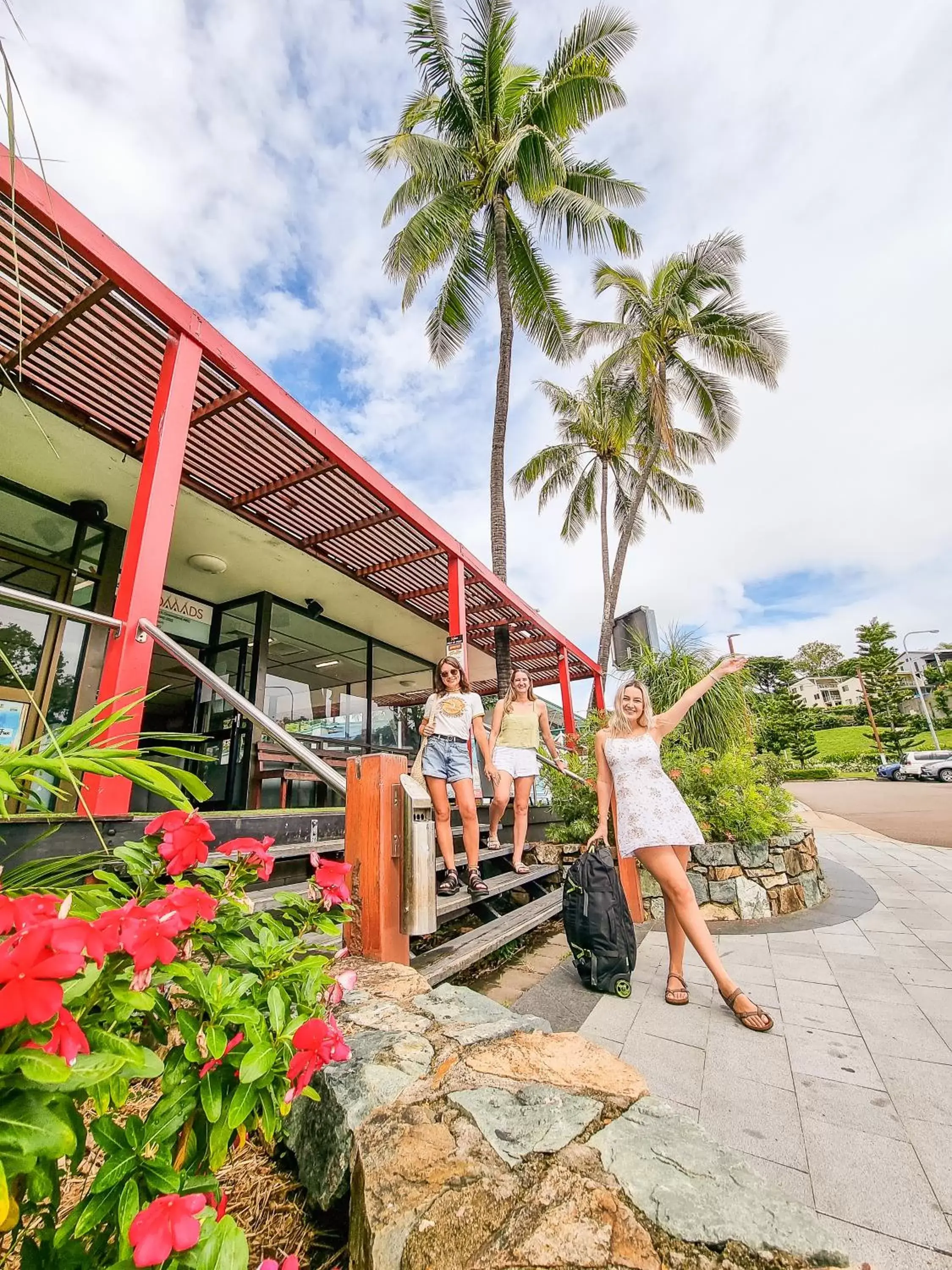 Patio in Nomads Airlie Beach Hotel