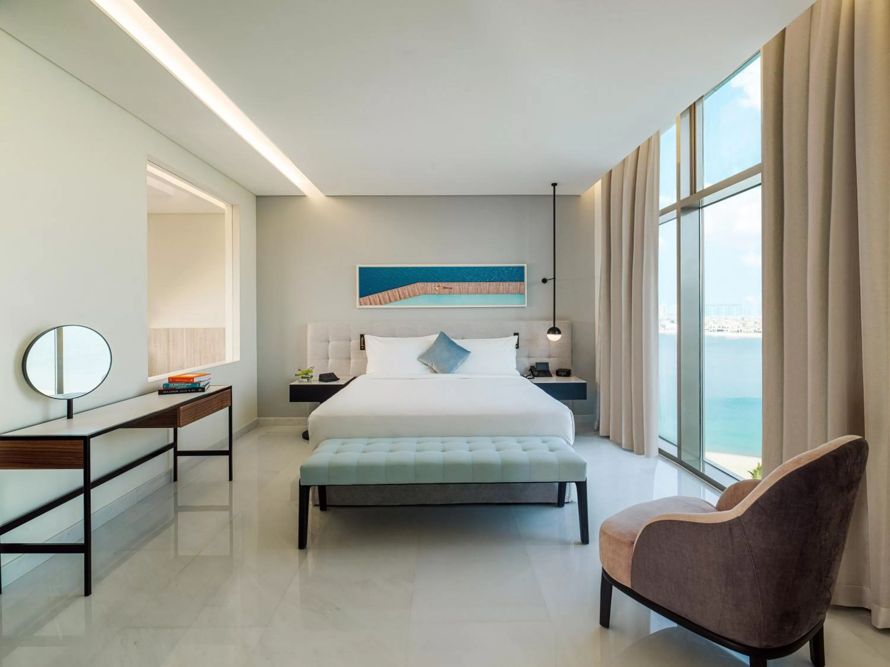 Photo of the whole room, Bed in Th8 Palm Dubai Beach Resort Vignette Collection, an IHG hotel