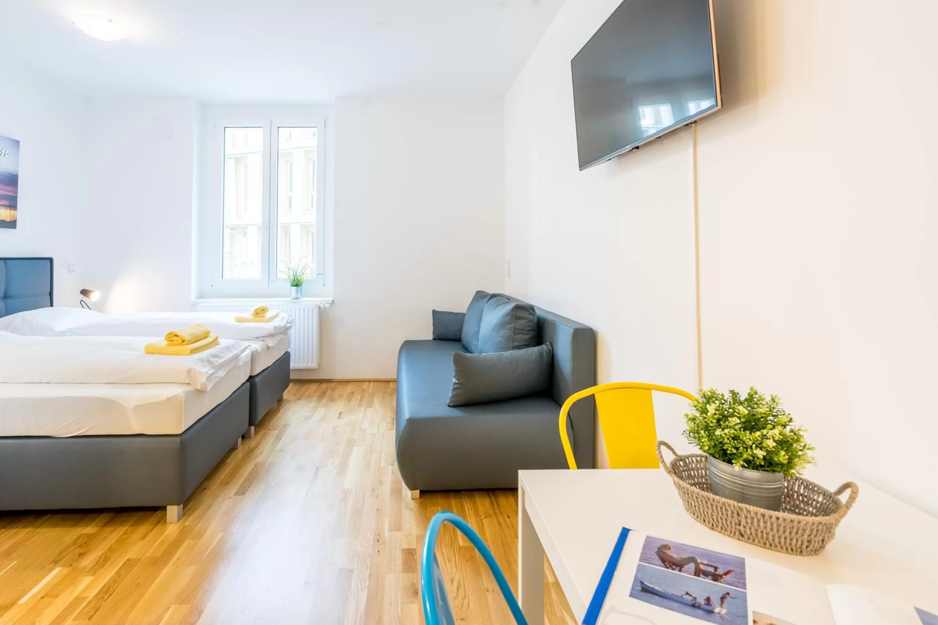 Bed in FeelGood Apartments SmartLiving | contactless check-in