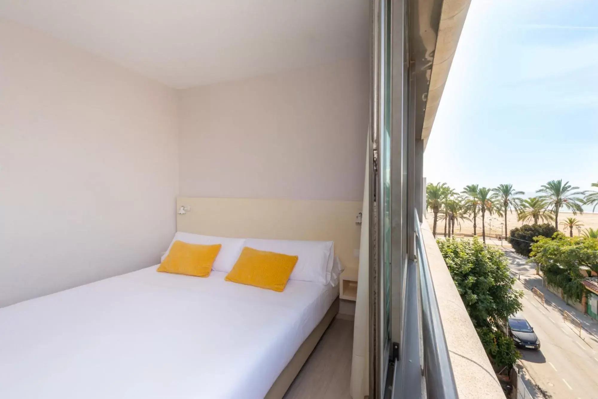 Bed in Atenea Park Suites & Apartments