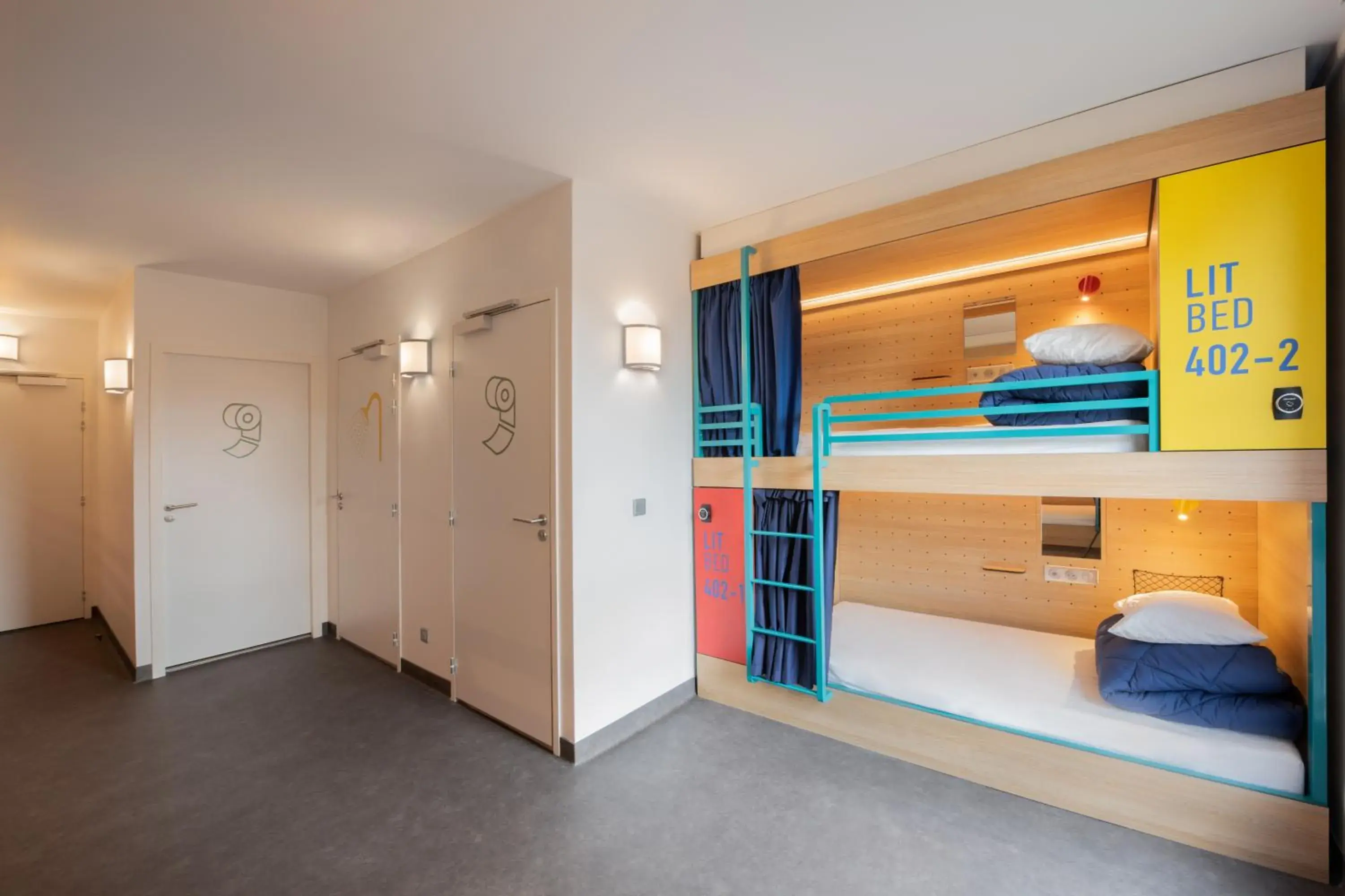 bunk bed in Auberge de jeunesse Hosho Paris Sud - Porte d'Italie