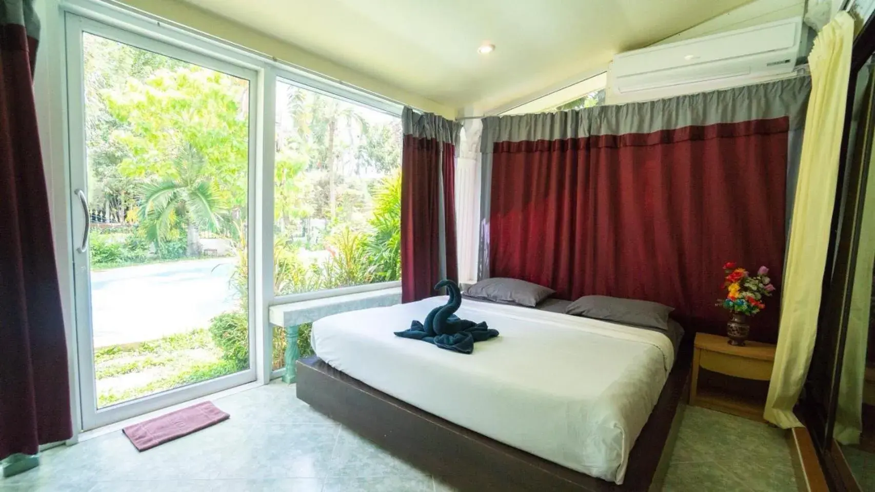 Bedroom, Bed in Villa Navin