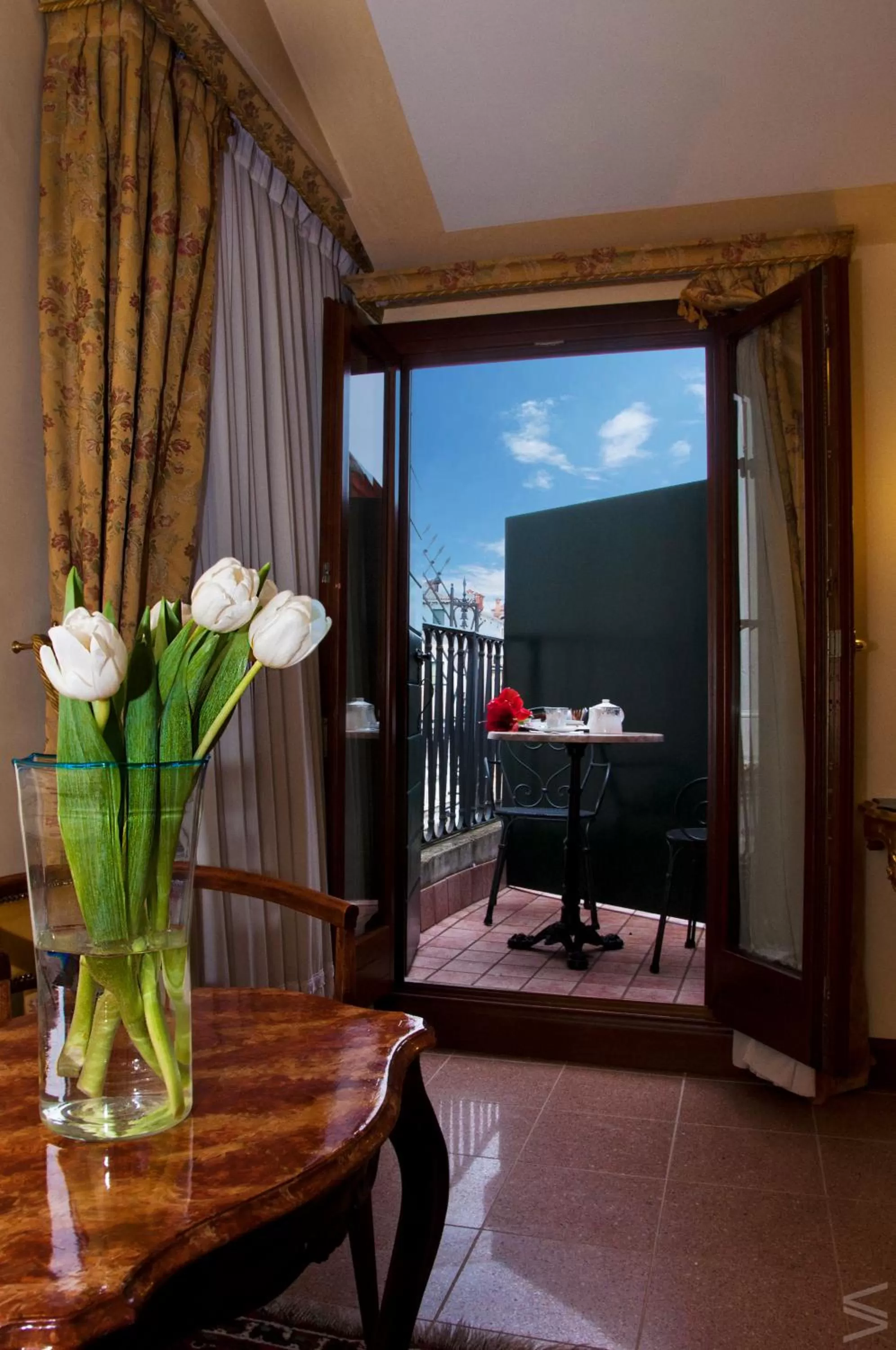 Balcony/Terrace in Residenza d'Epoca San Cassiano