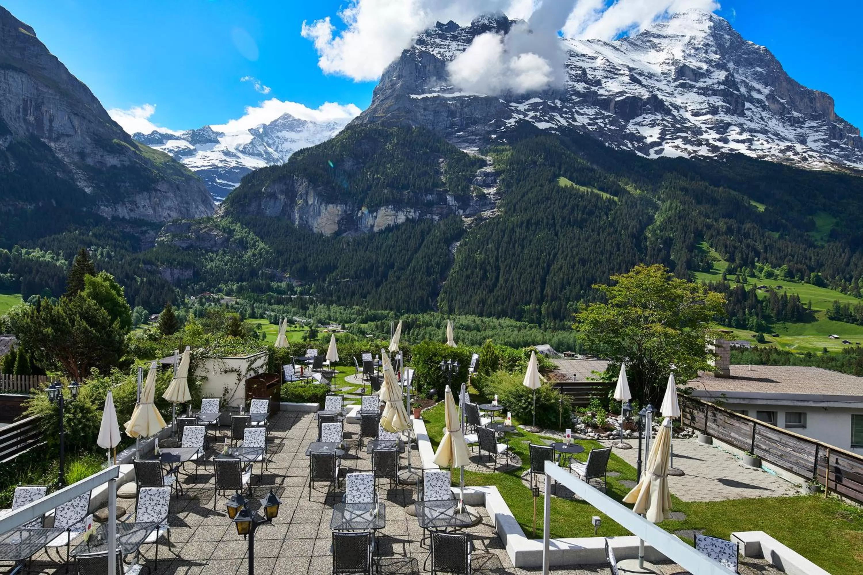 Food and drinks in Hotel Spinne Grindelwald