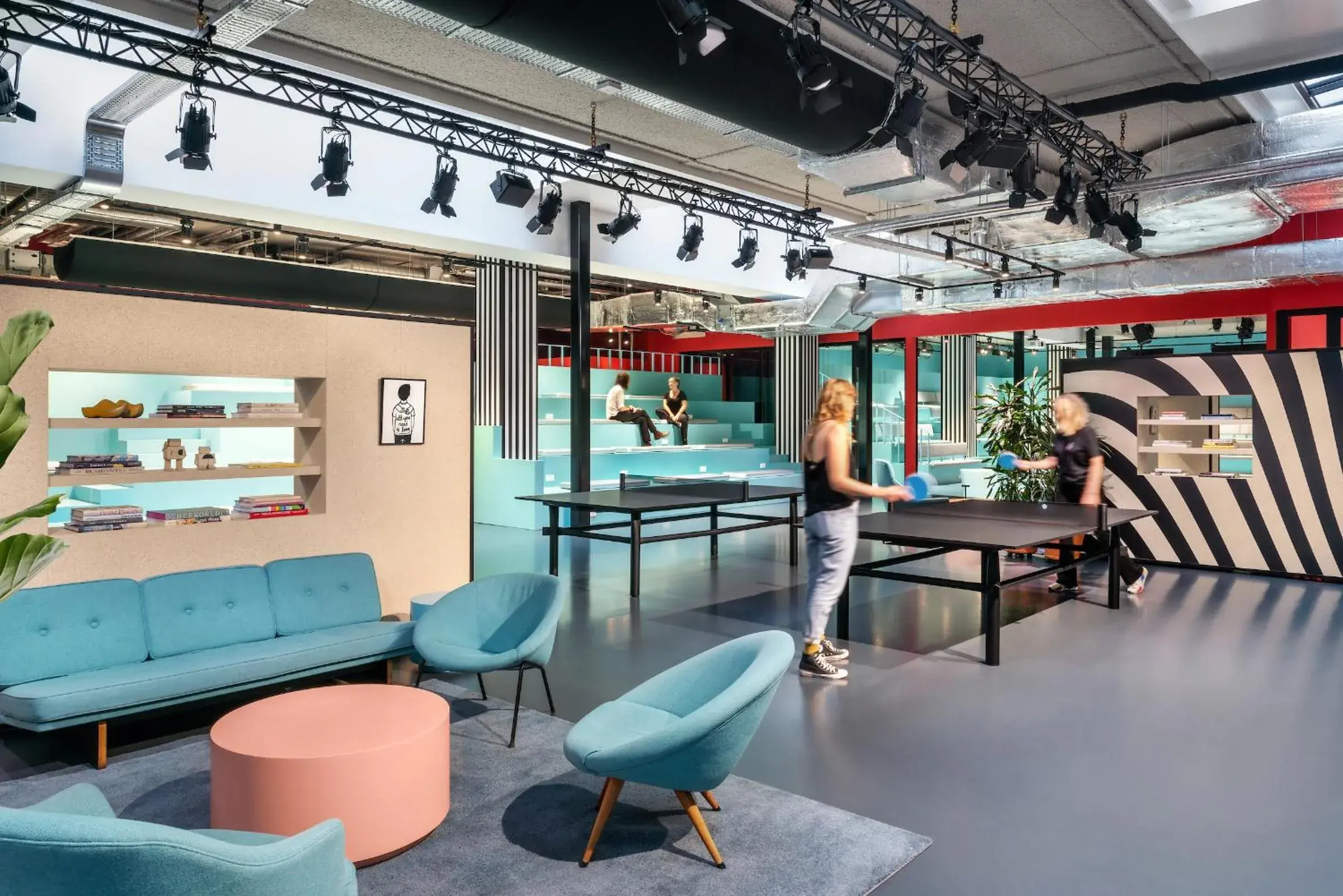 Lobby or reception, Lounge/Bar in The Social Hub Amsterdam City