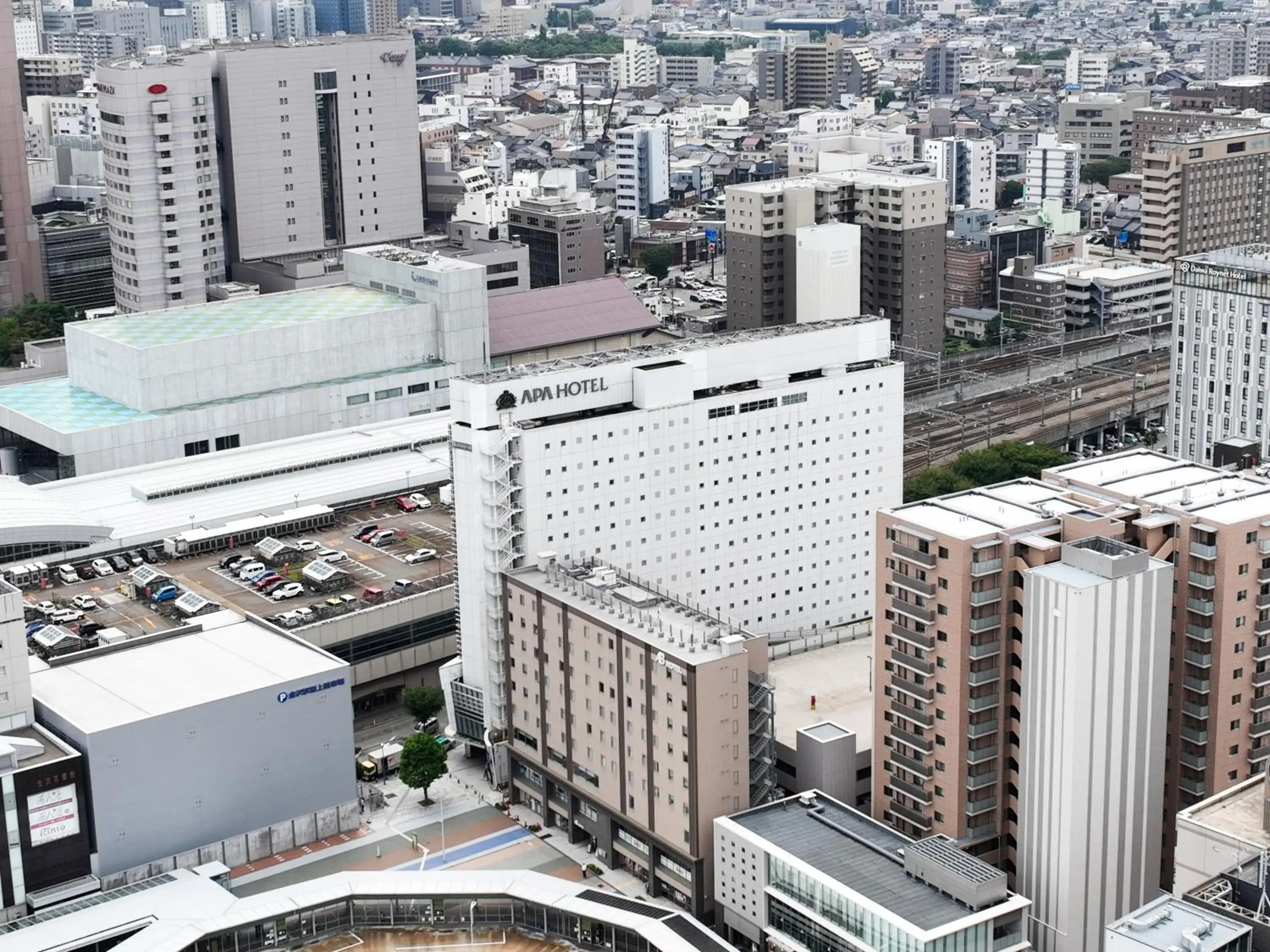 Property building, Bird's-eye View in Apa Hotel Kanazawa-Ekimae