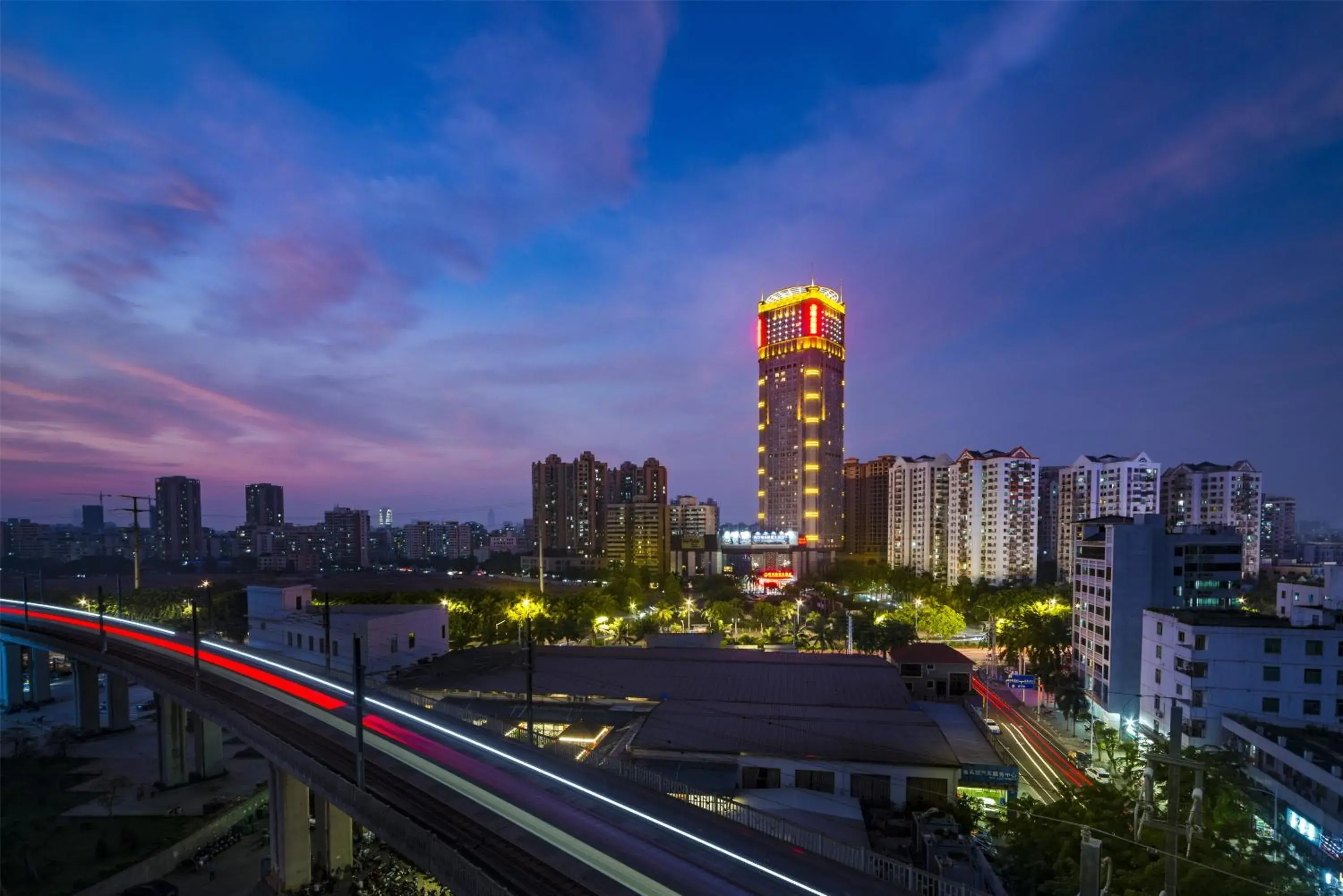 City view in Haikou Mingguang Shengyi Hotel (Previous Mingguang International Hotel)