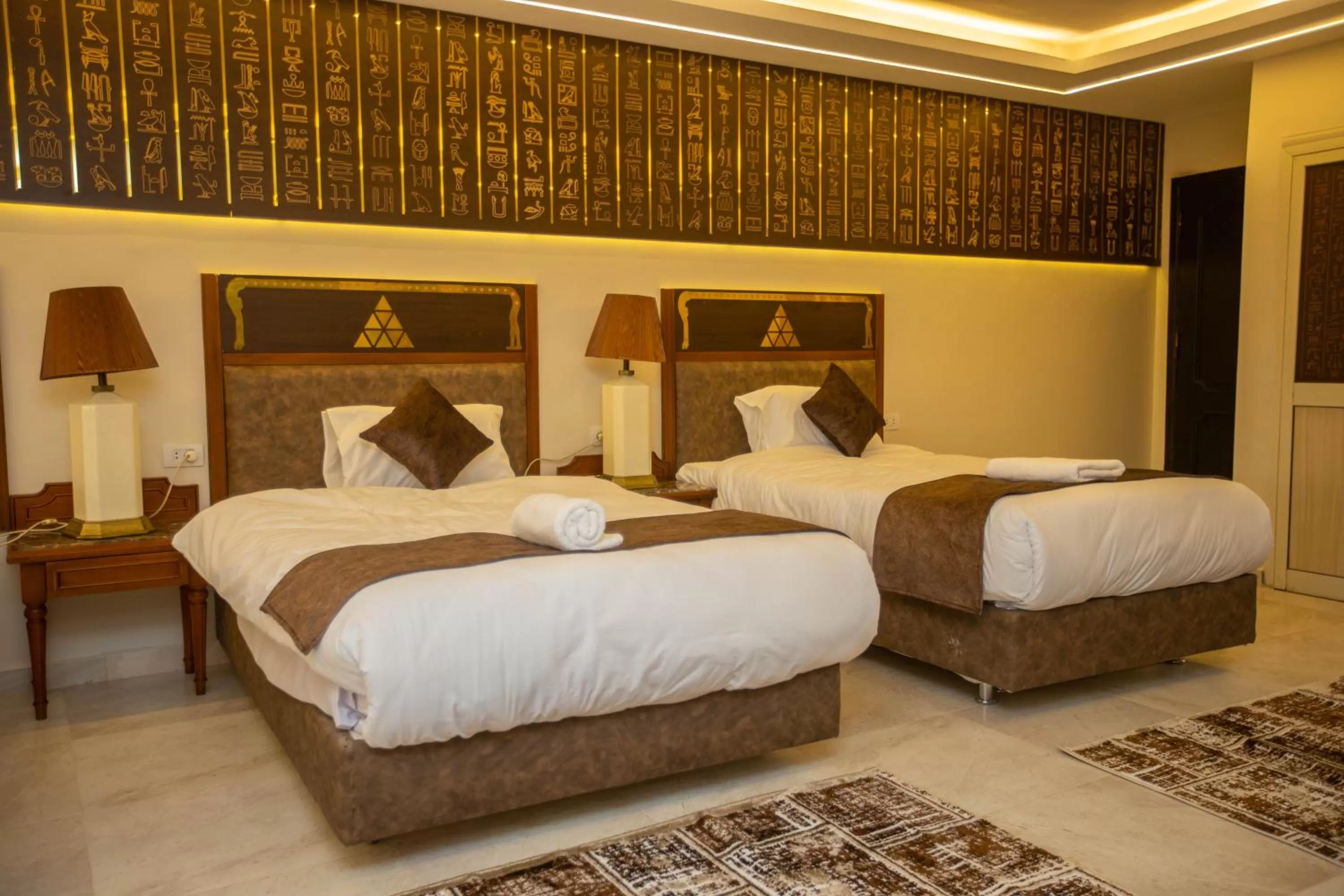 Bed in The Muse Pyramids