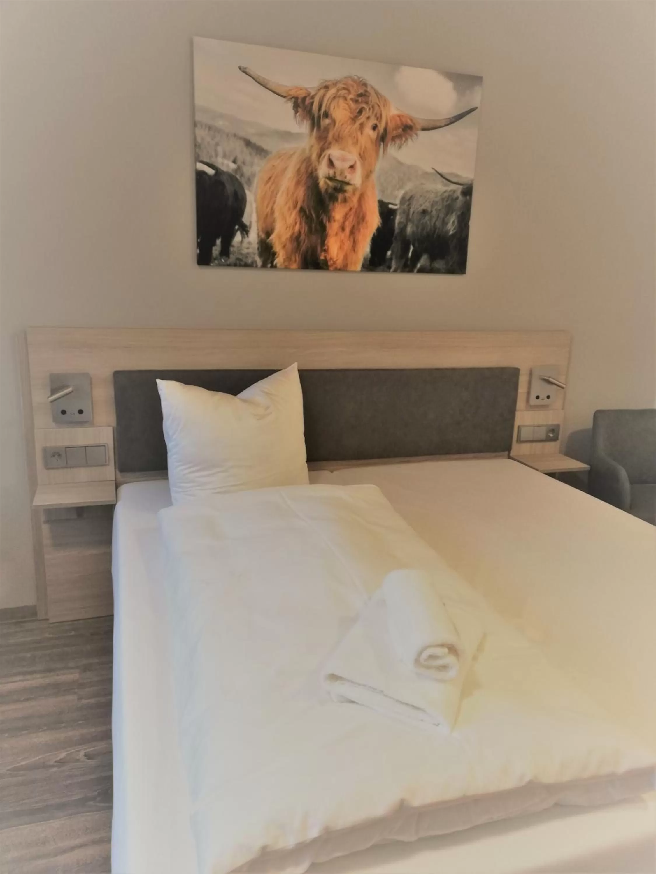 Bed in Hotel & Restaurant Alte Molkerei Kölleda