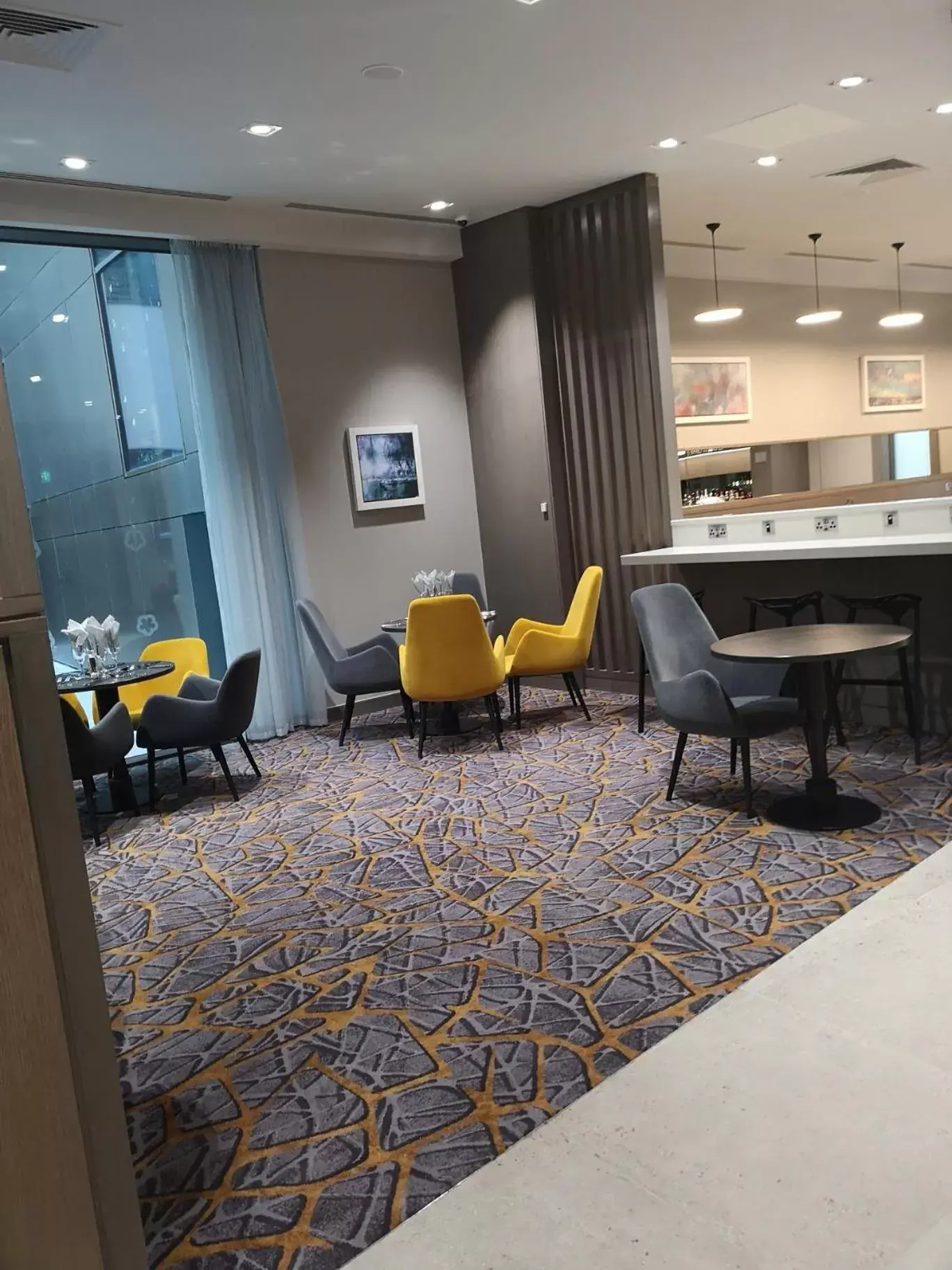 Seating area in Maldron Hotel Newcastle