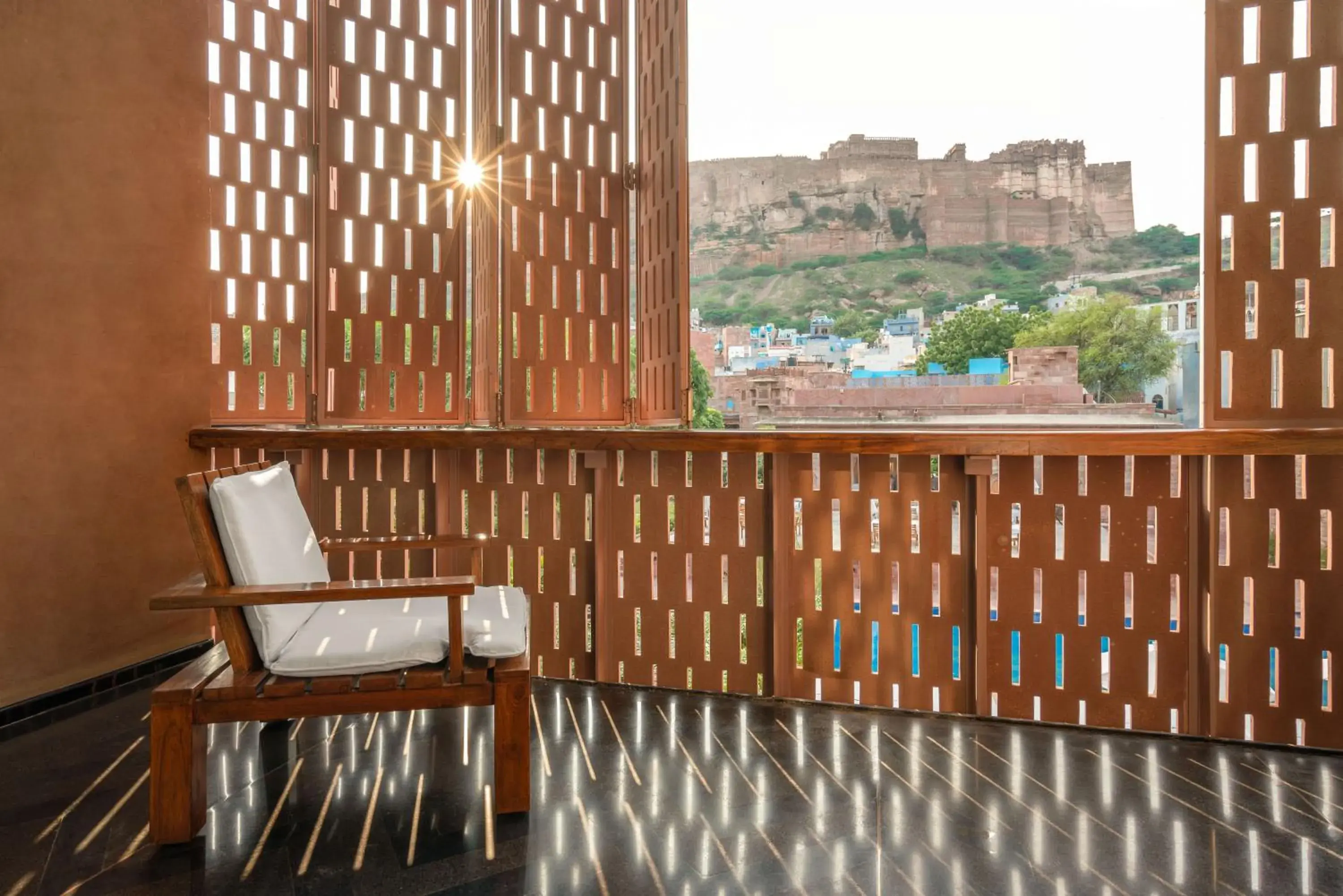 Balcony/Terrace in Hotel Raas