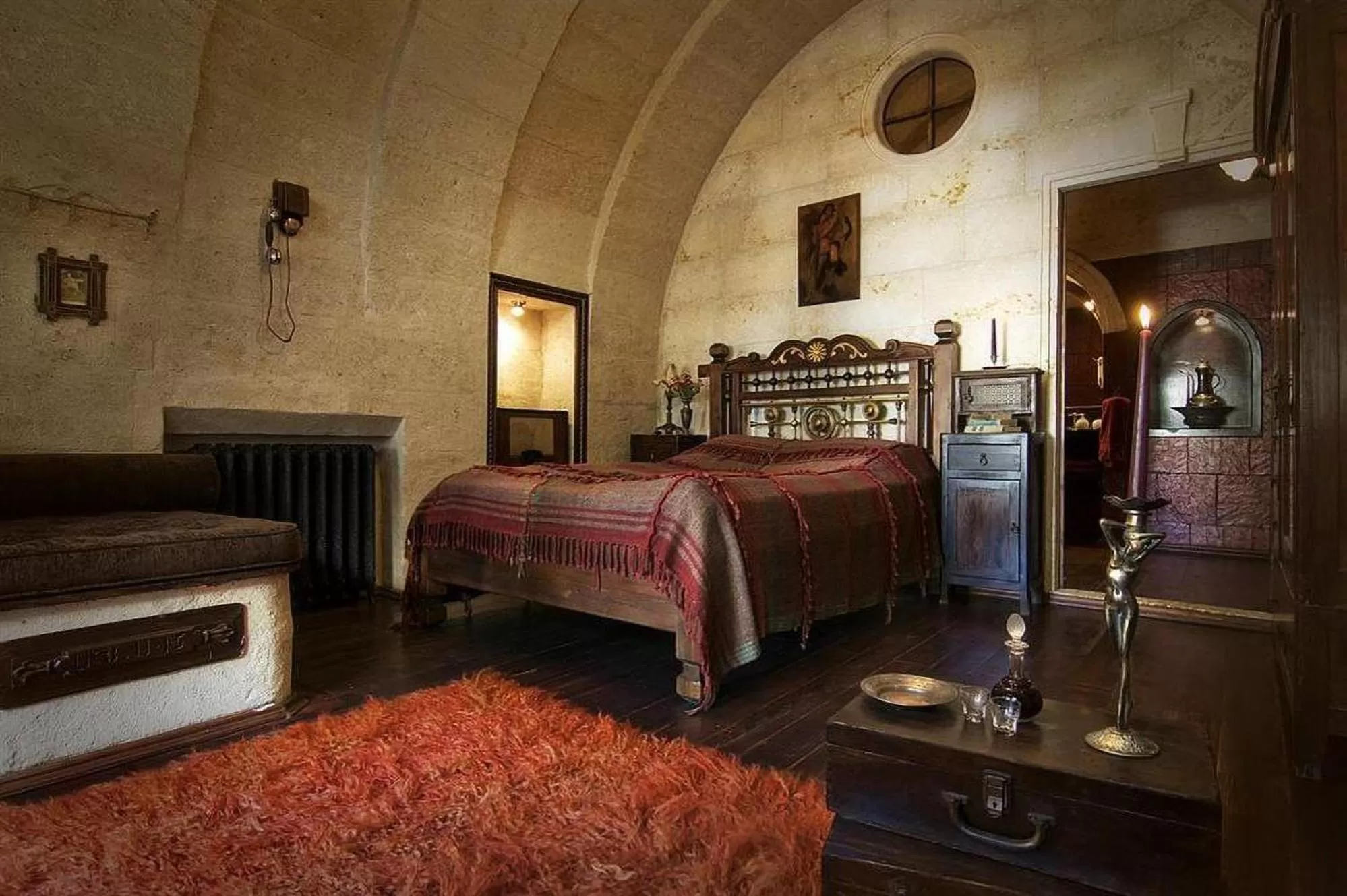 Photo of the whole room, Bed in Sacred House