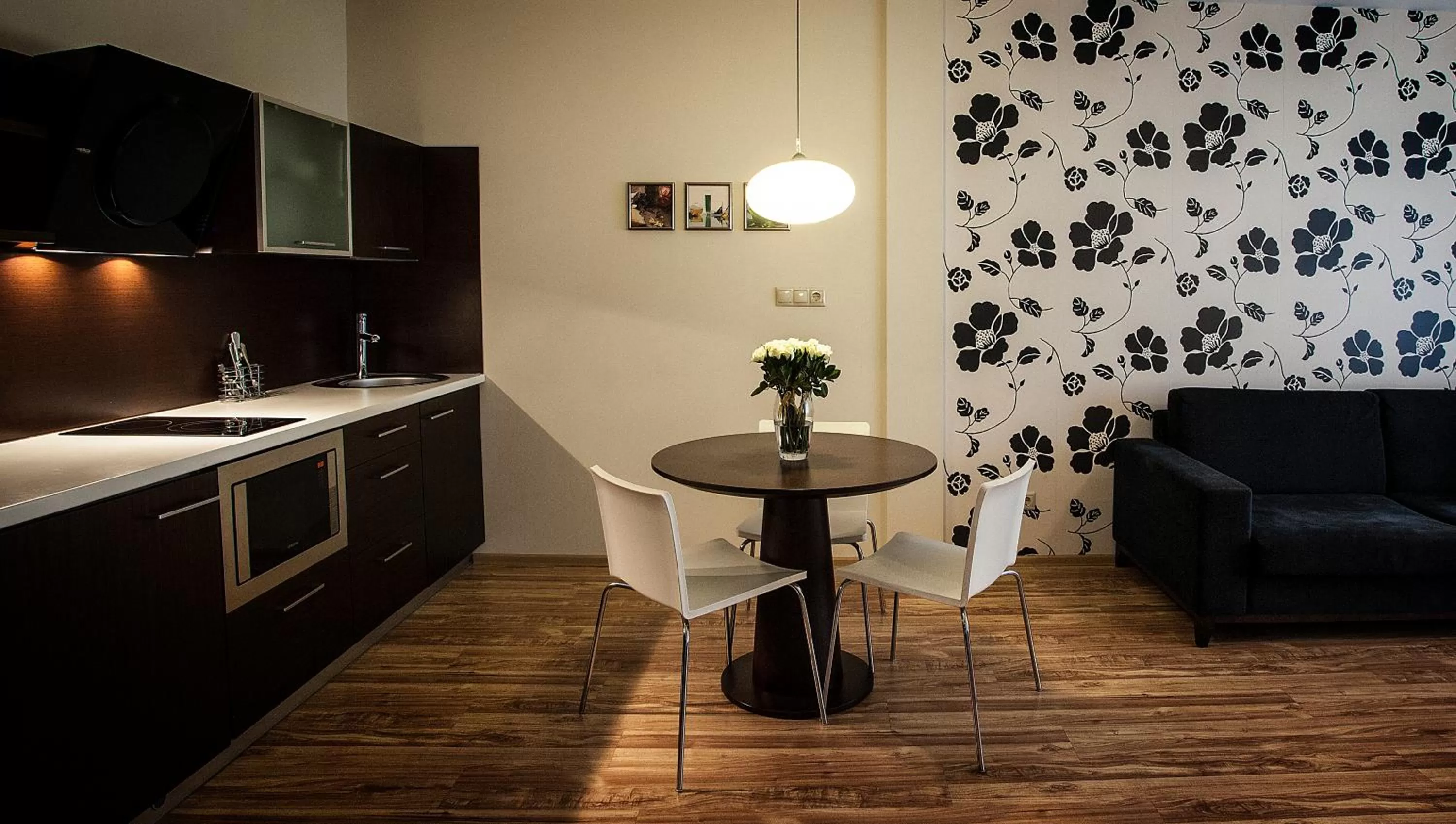 Kitchen or kitchenette in Ararat All Suites Hotel Klaipeda