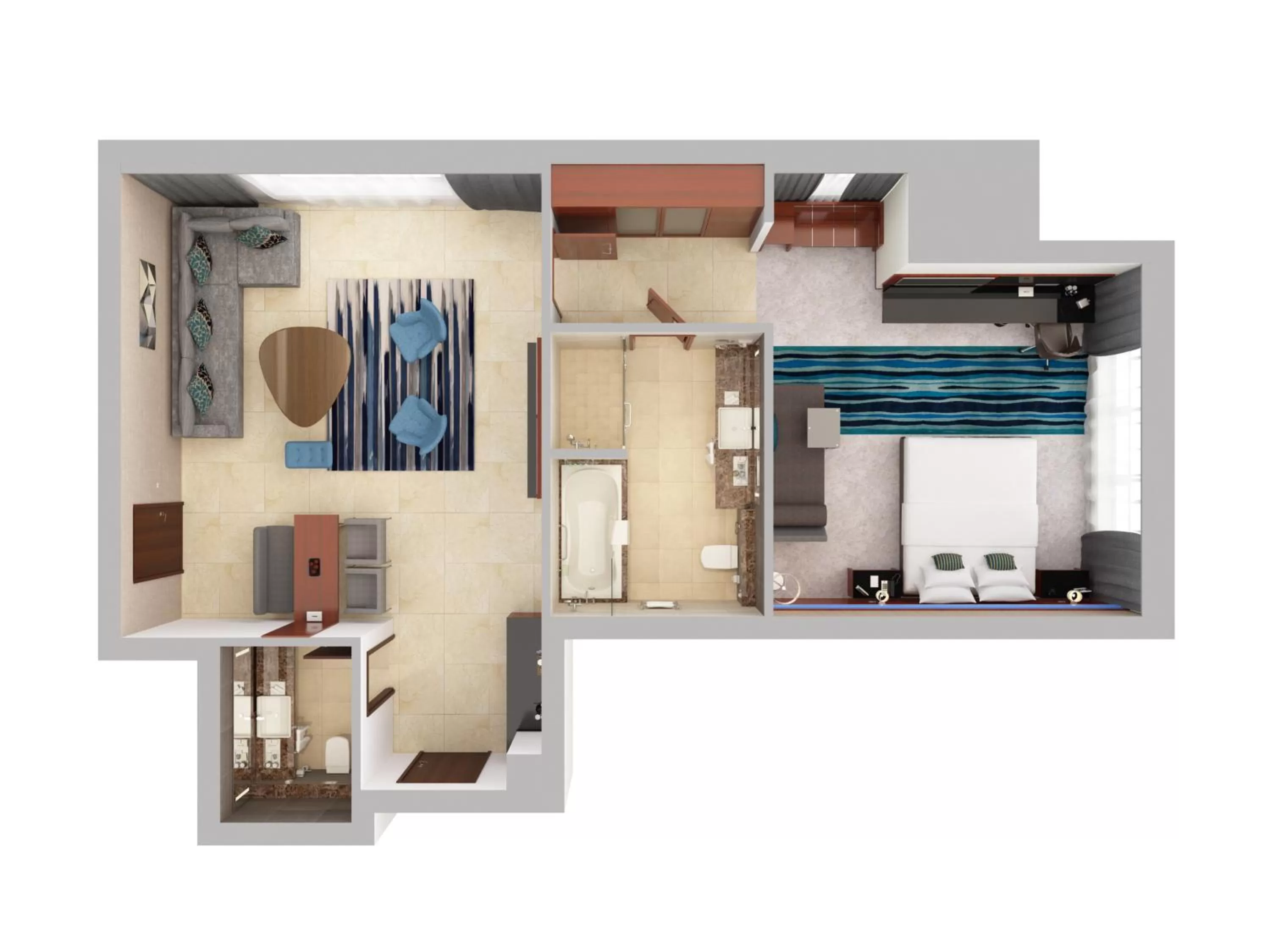 Photo of the whole room in Flora Al Barsha Hotel At The Mall