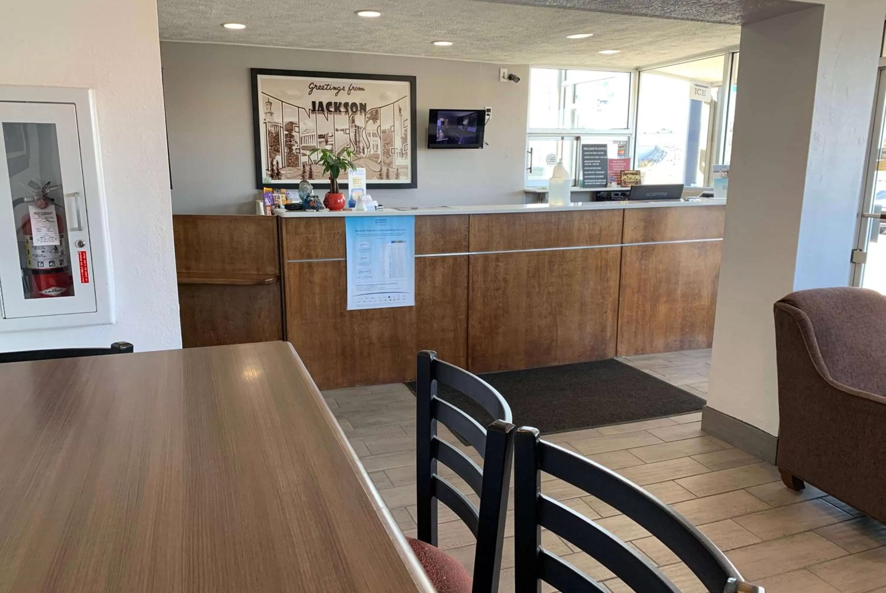 Lobby or reception in Super 8 by Wyndham Jackson