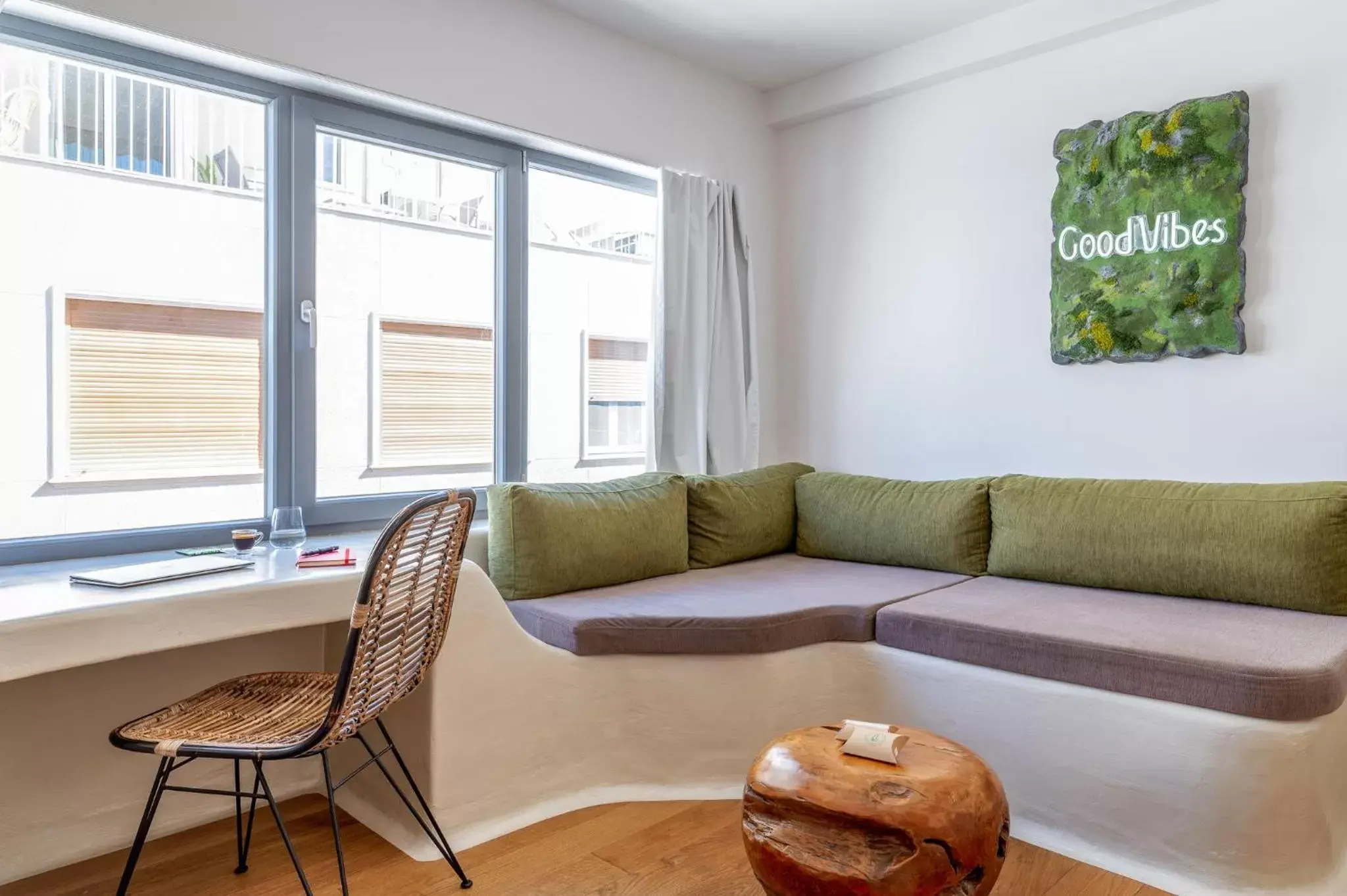 Living room in LOFUS Bio-Suites Living room in LOFUS Bio-Suites