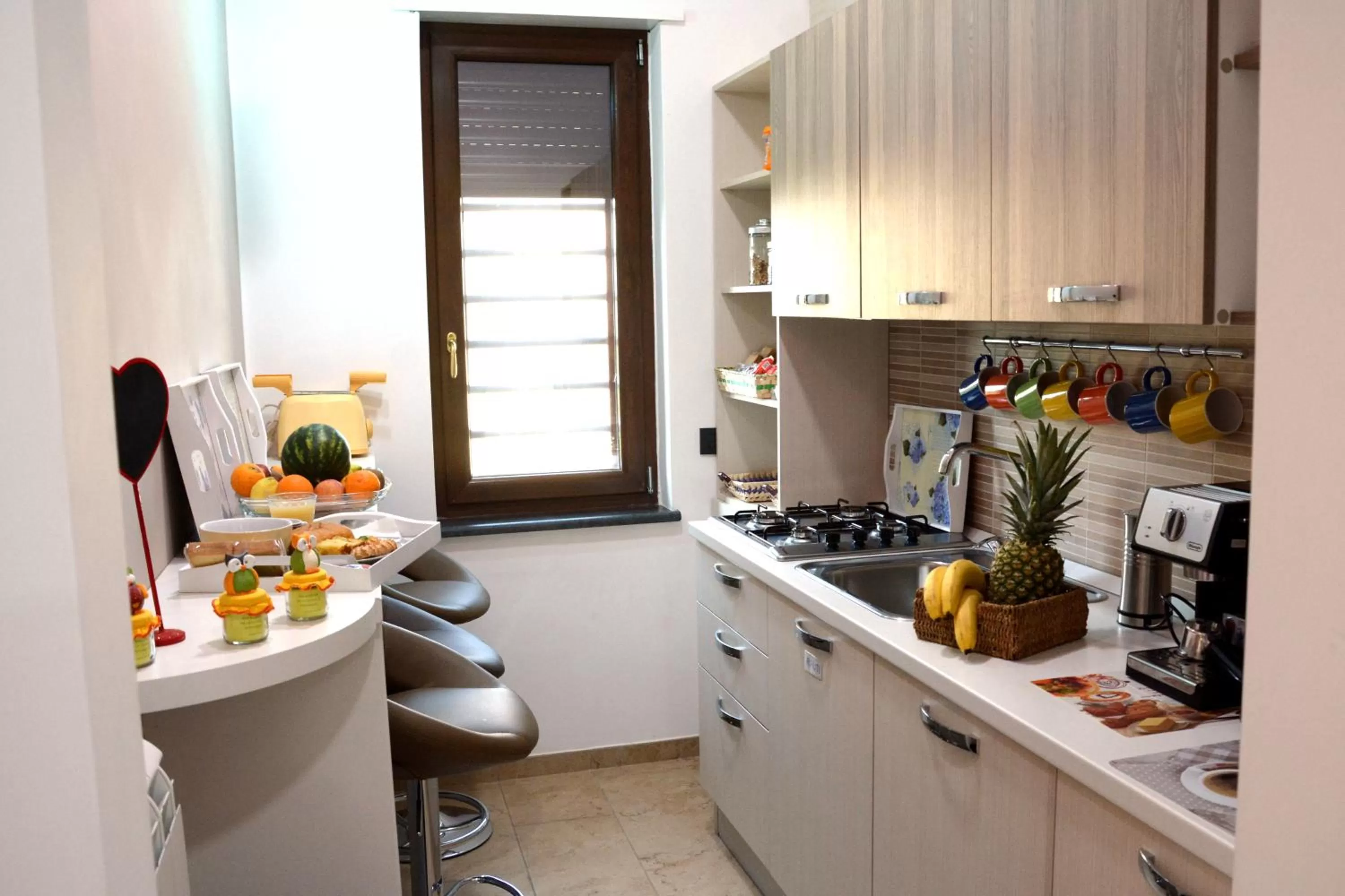 Communal kitchen in Sylva Mala Home