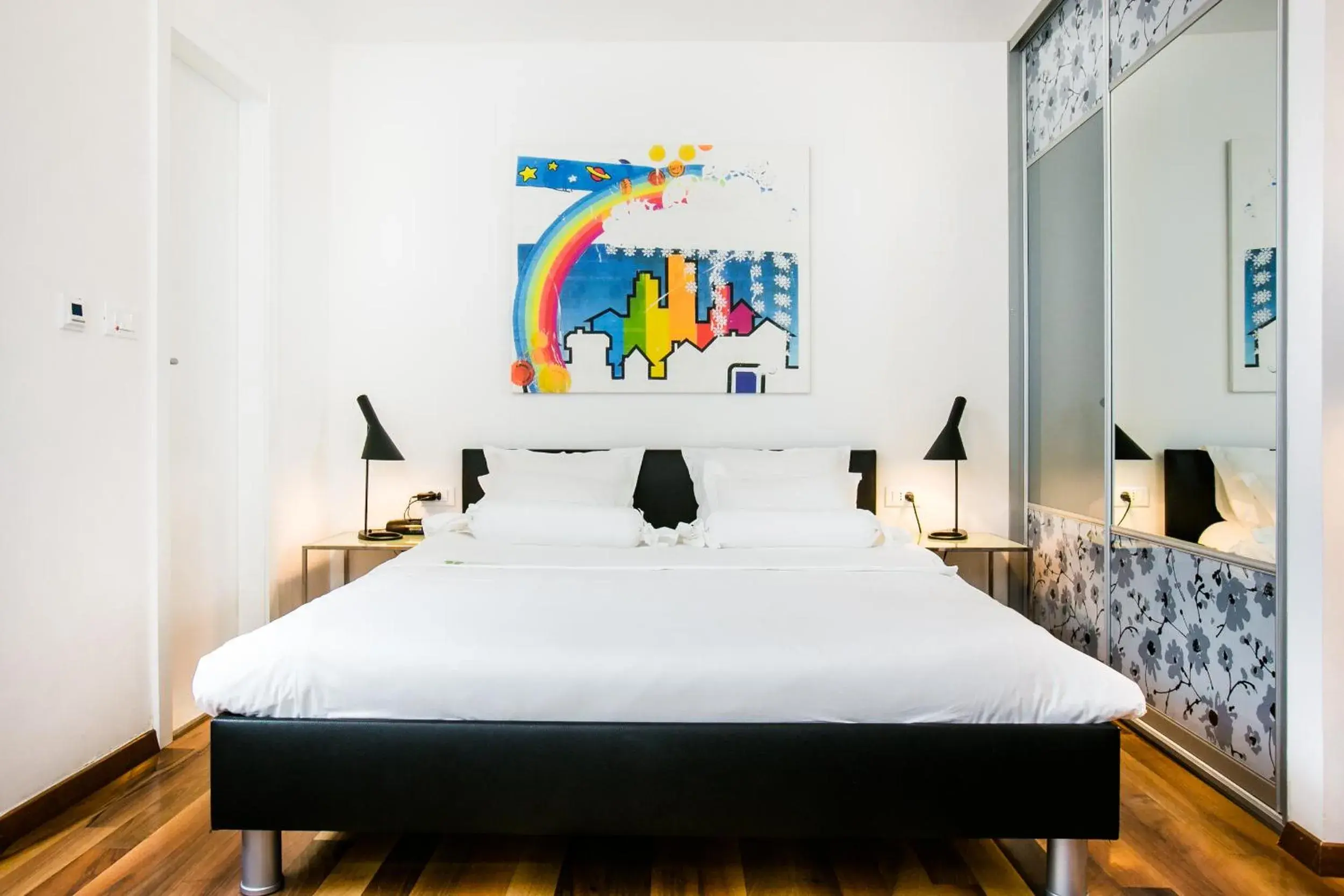 Bed in Divota Apartment Hotel