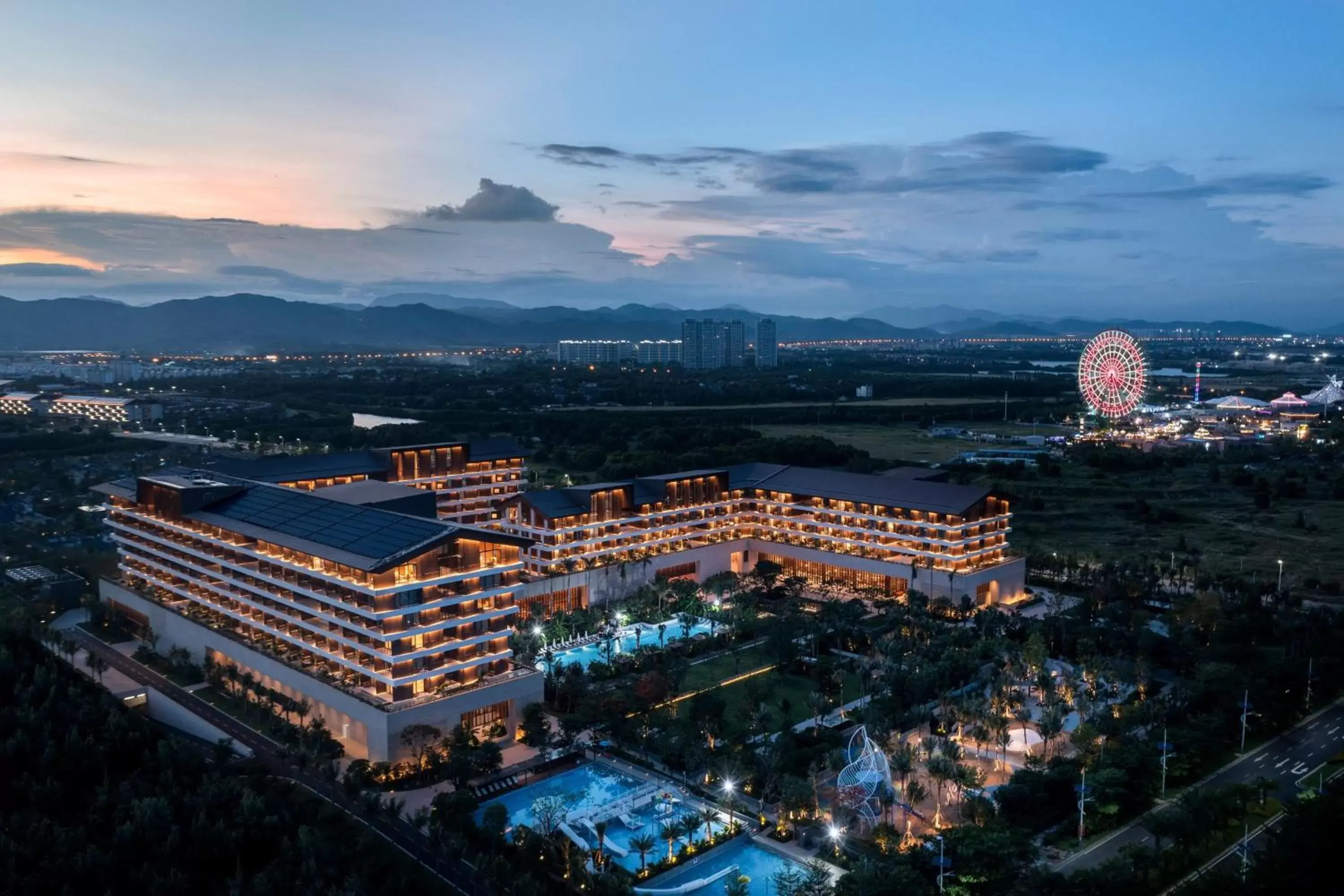 Property building, Bird's-eye View in The Taikang Sanya, a Tribute Portfolio Resort