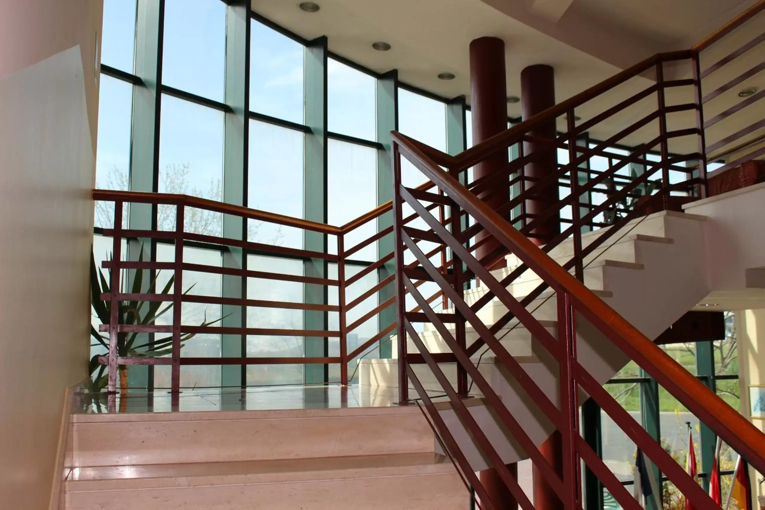 Lobby or reception, Balcony/Terrace in Hotel Semifonte