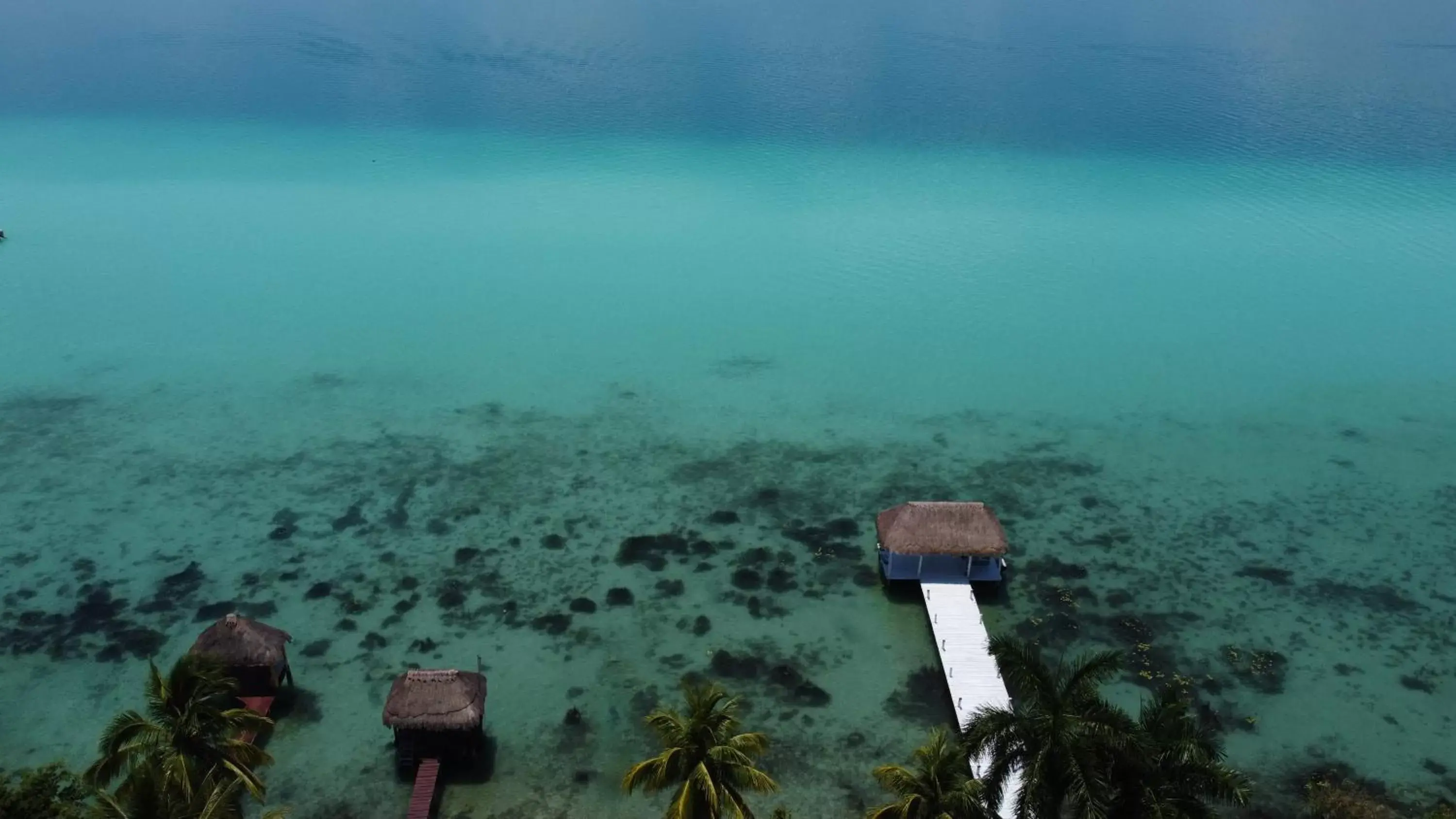 Natural landscape, Bird's-eye View in Royal Palm Bacalar Cabañas & Lagoon Club