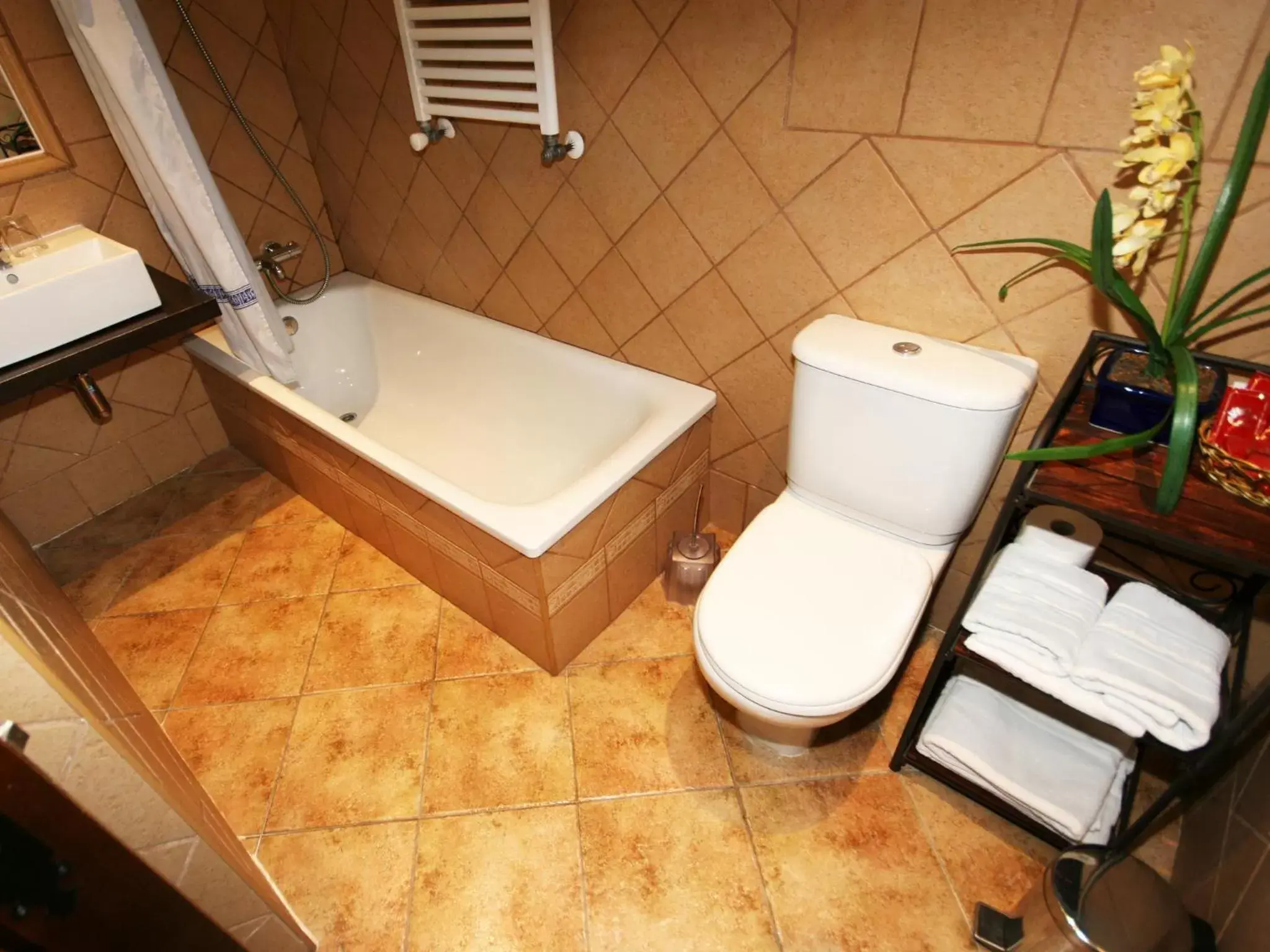 Bathroom in Hotel Rural Molino del Puente Ronda