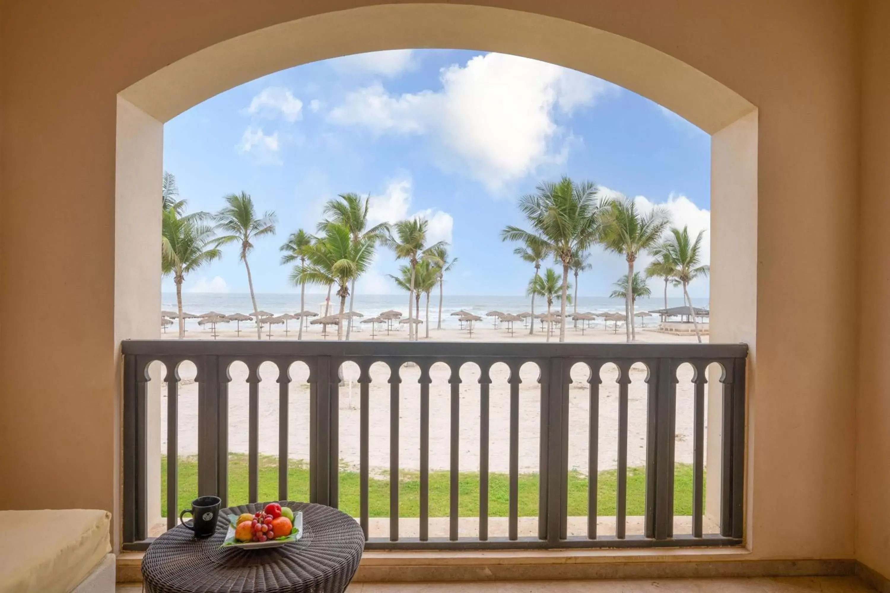 View (from property/room), Balcony/Terrace in Salalah Rotana Resort