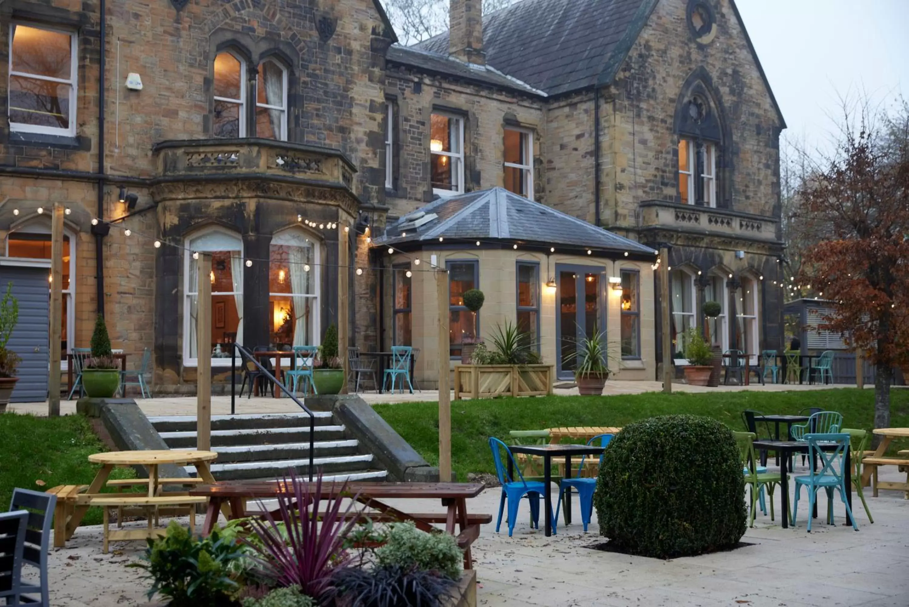 Seating area, Property Building in Holmfield Arms by Greene King Inns