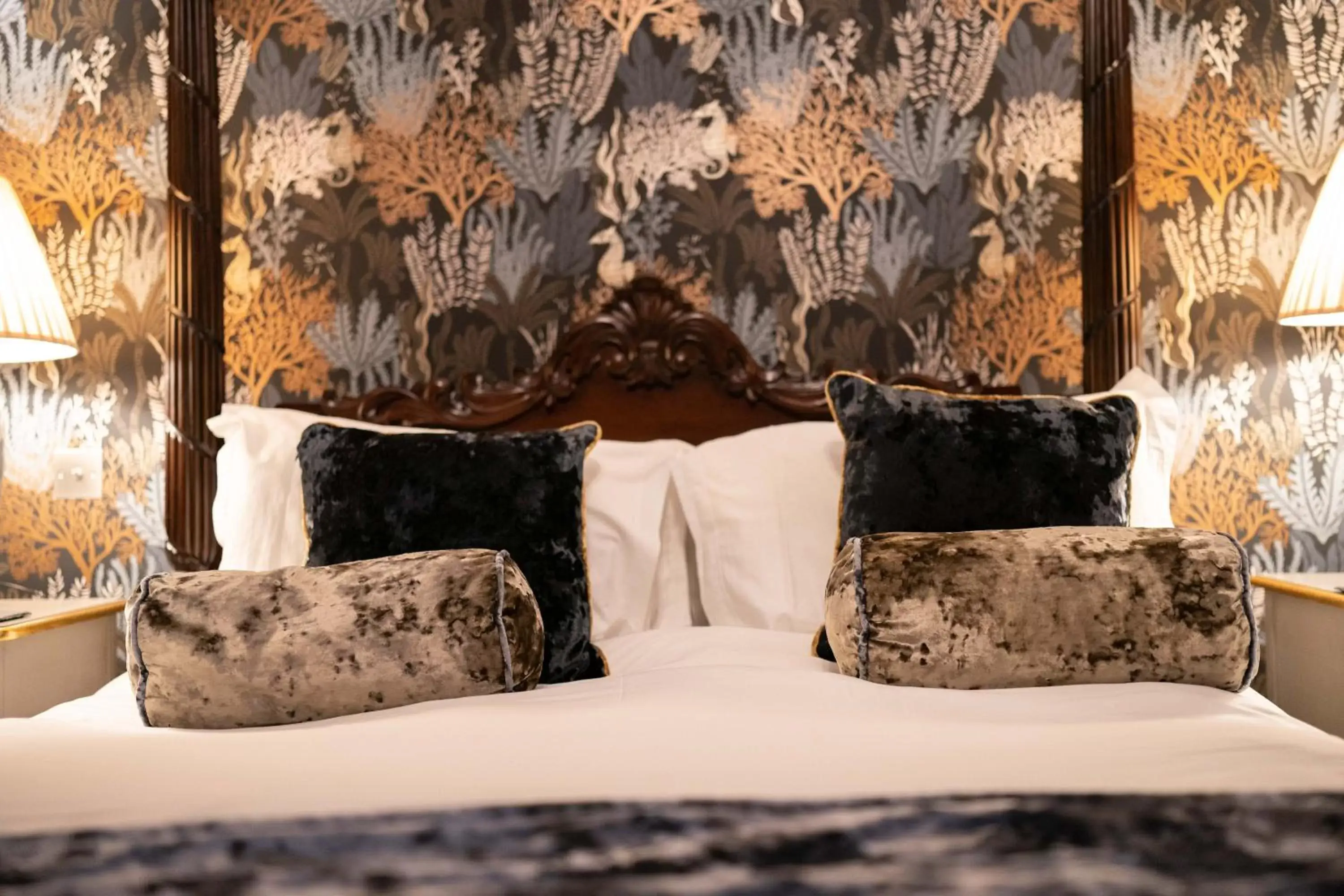 Bed in No. 11 Boutique Hotel & Brasserie