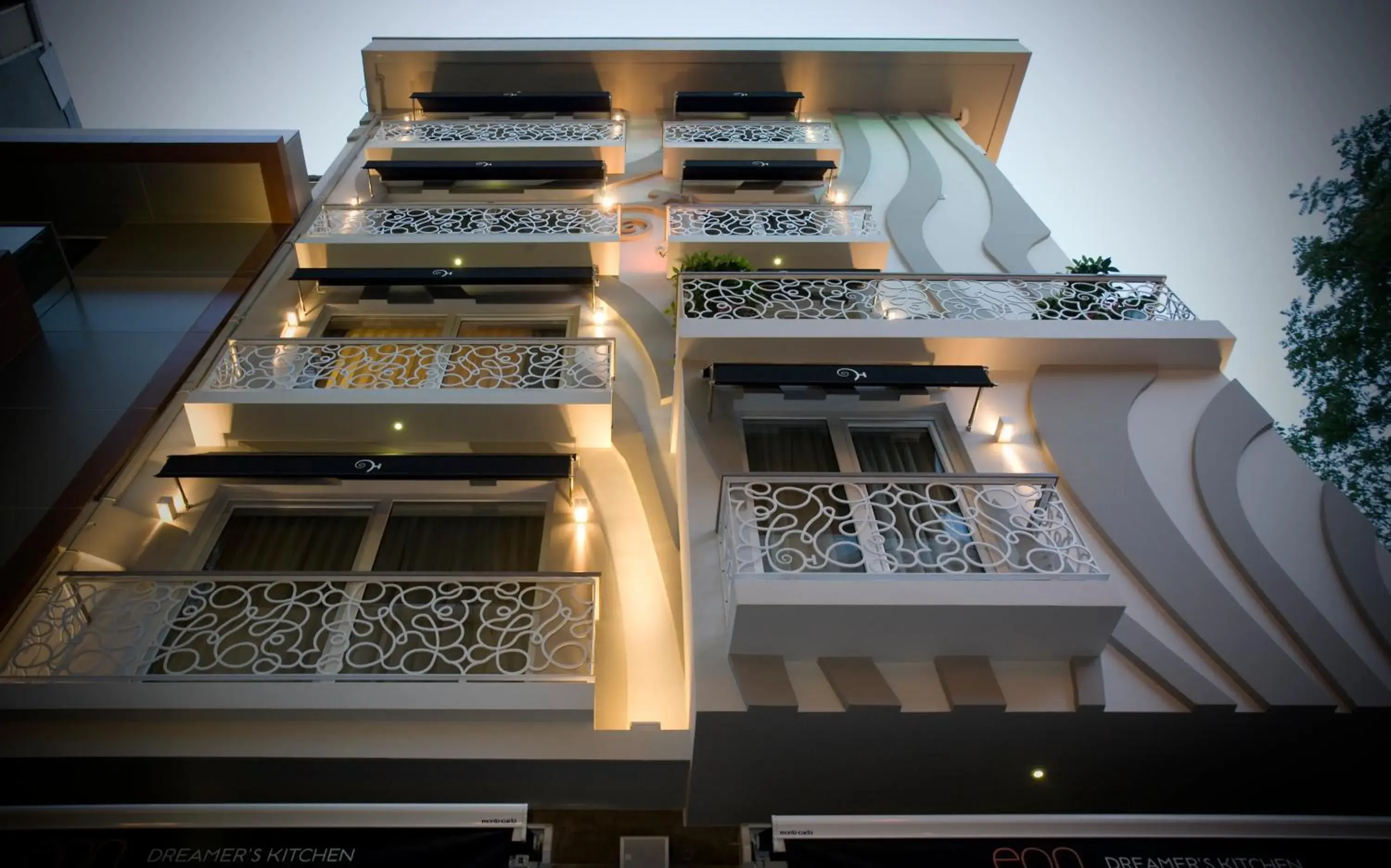 Balcony/Terrace, Property Building in Hypnos Design Hotel