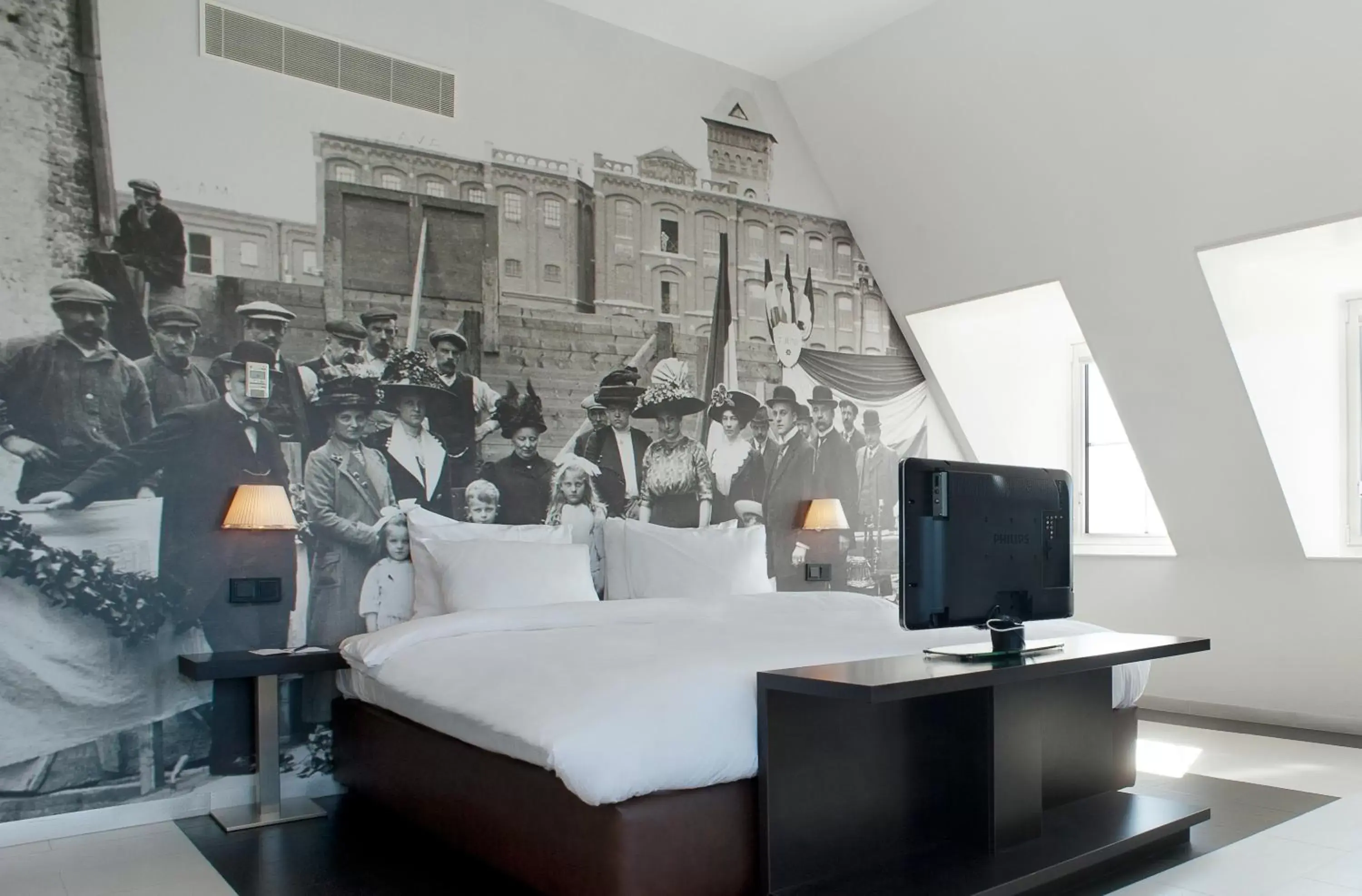 Bed in Inntel Hotels Amsterdam Zaandam
