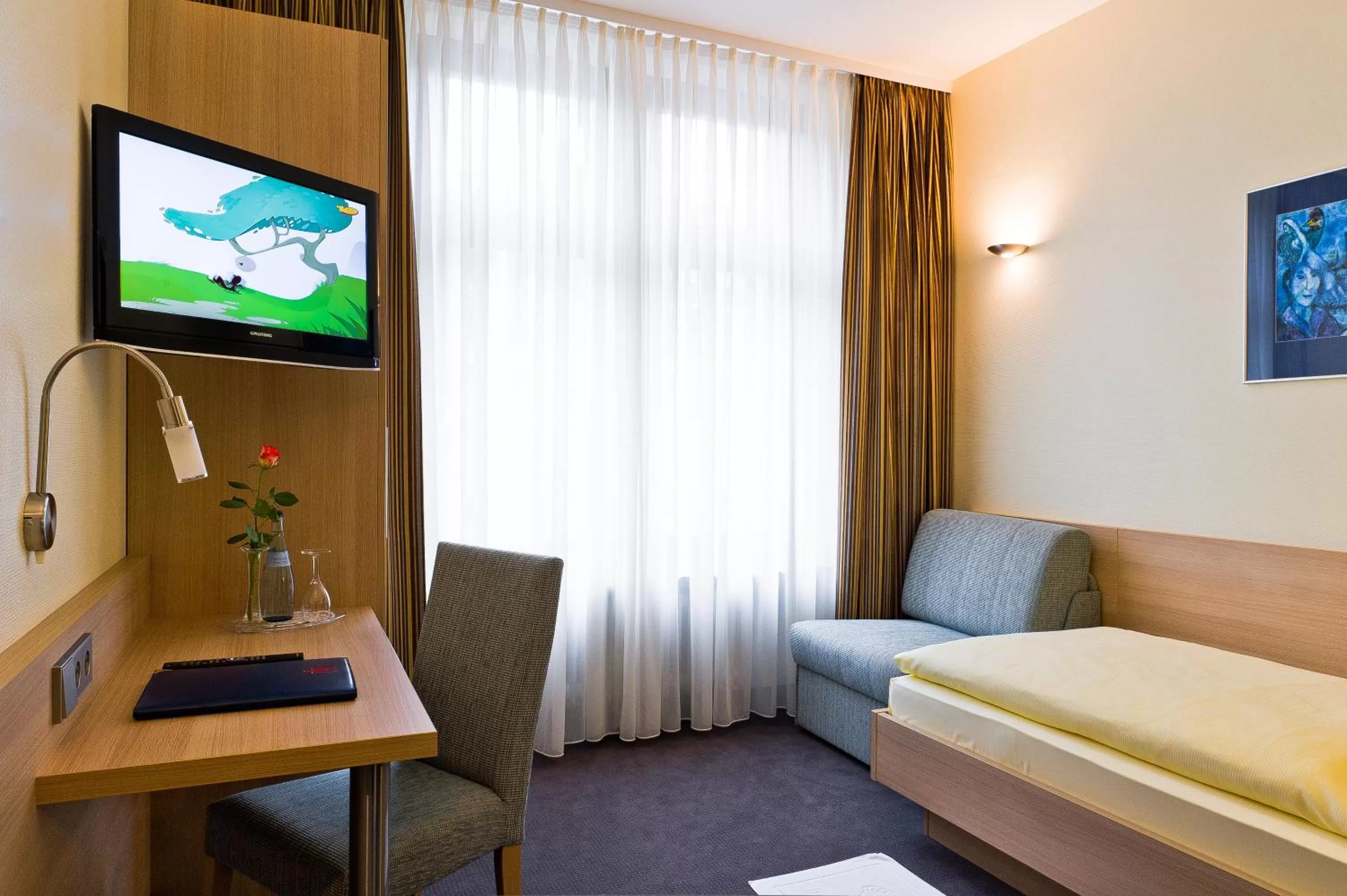 Photo of the whole room, Bed in City Partner Hotel Berliner Hof