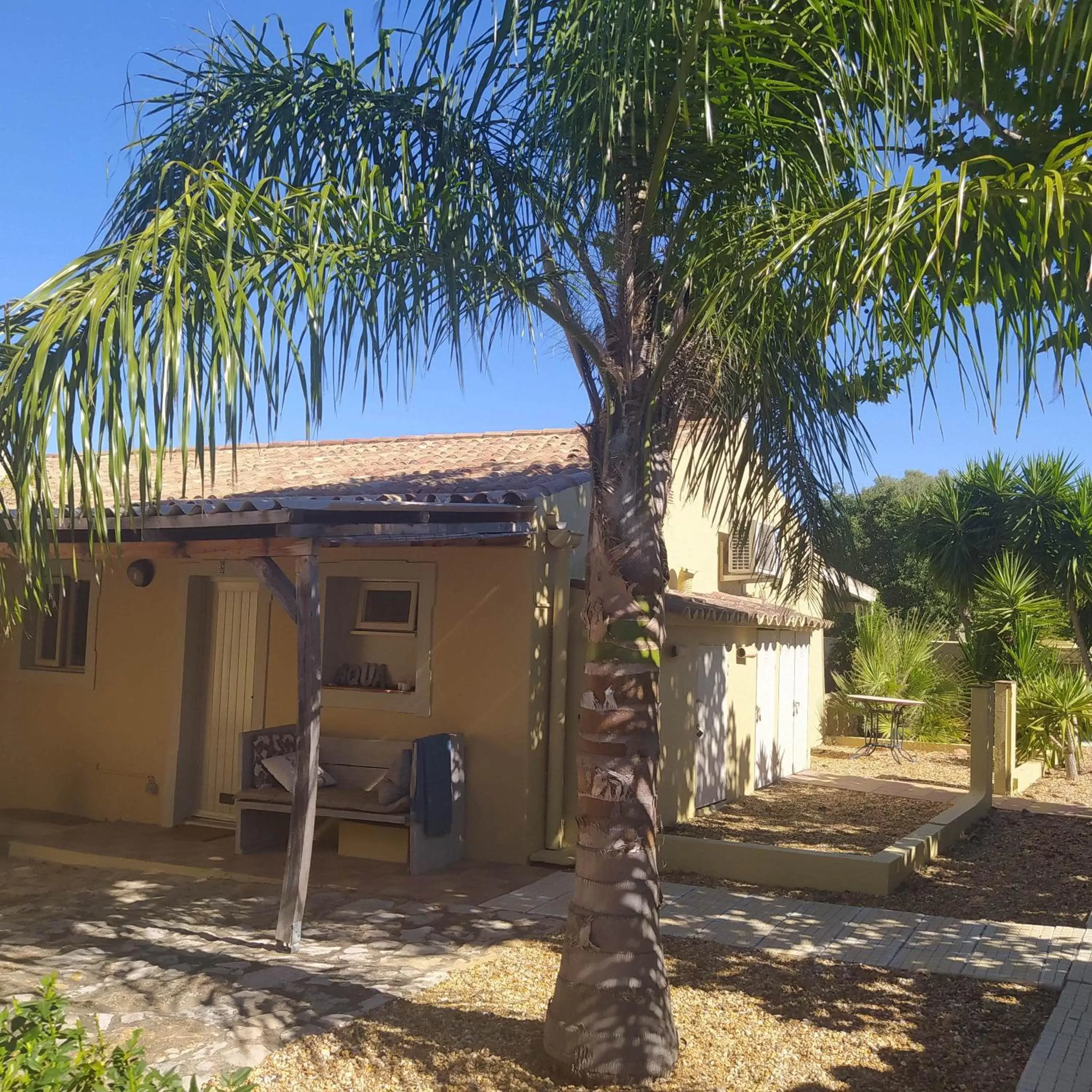 Patio, Property Building in Quinta Pereiro Tropic Garden, Algarve